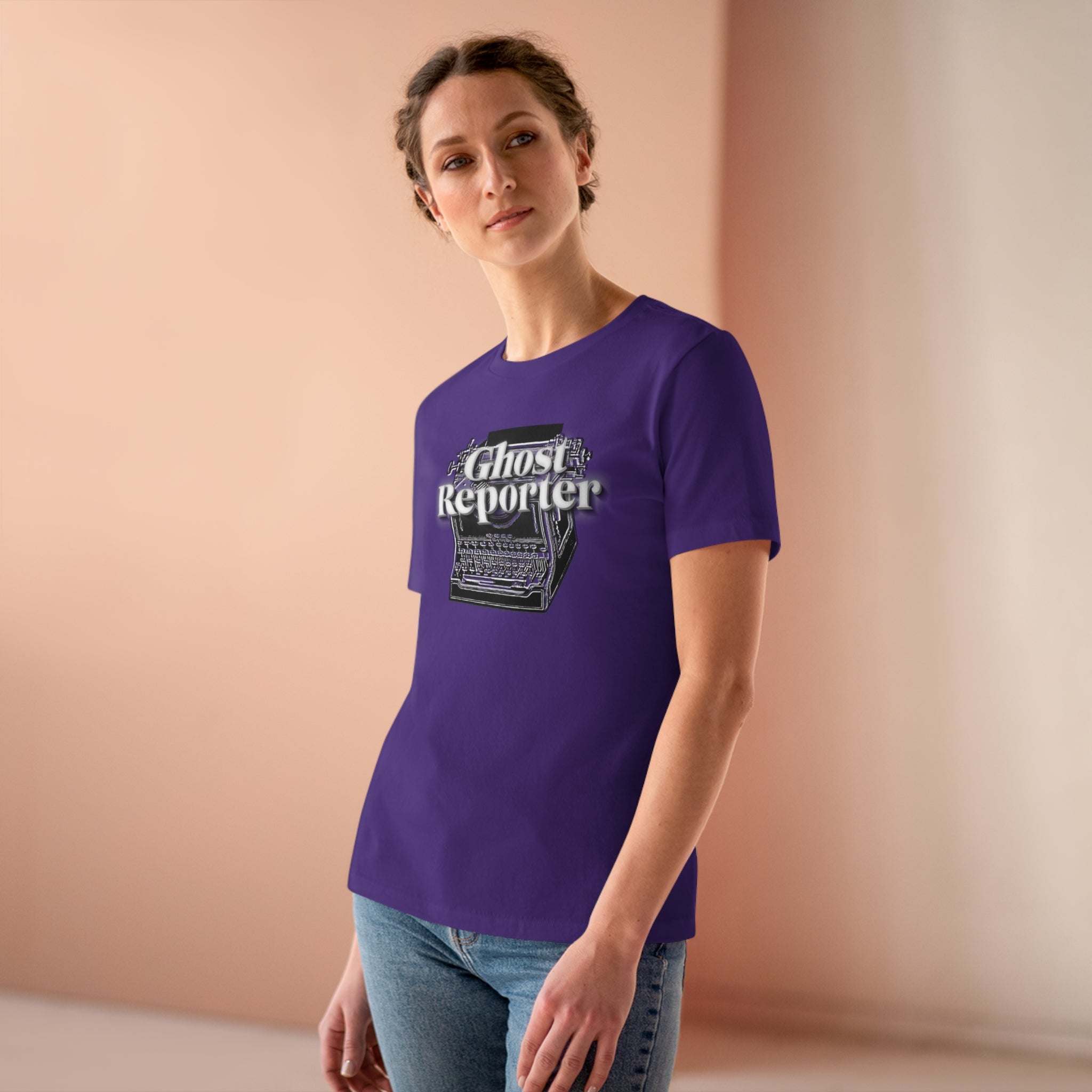 Ghost Report "Ghost Reporter" Women's Premium Tee