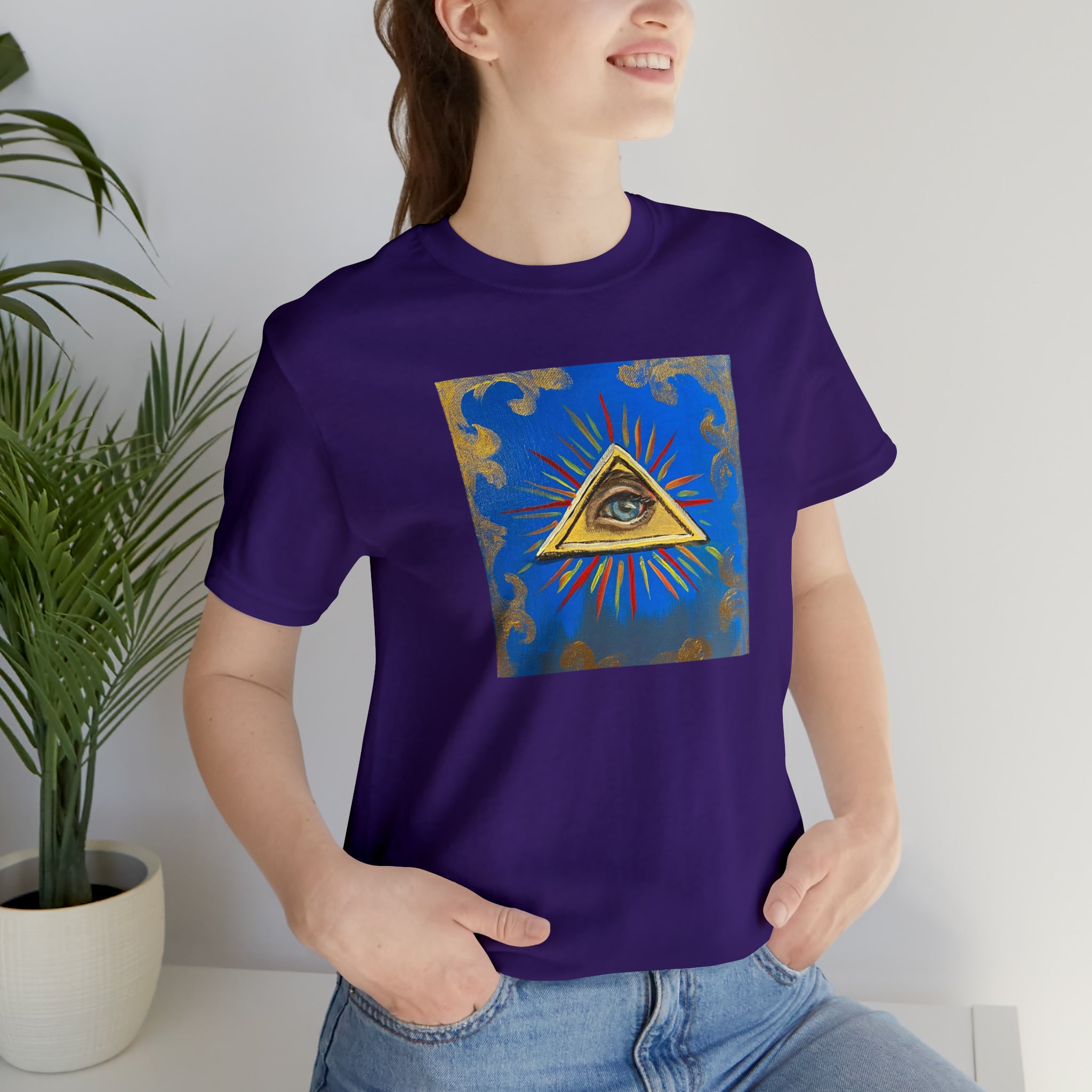 Scared & Alone Richard Lael's "All-Seeing Eye" Unisex Gallery Tee