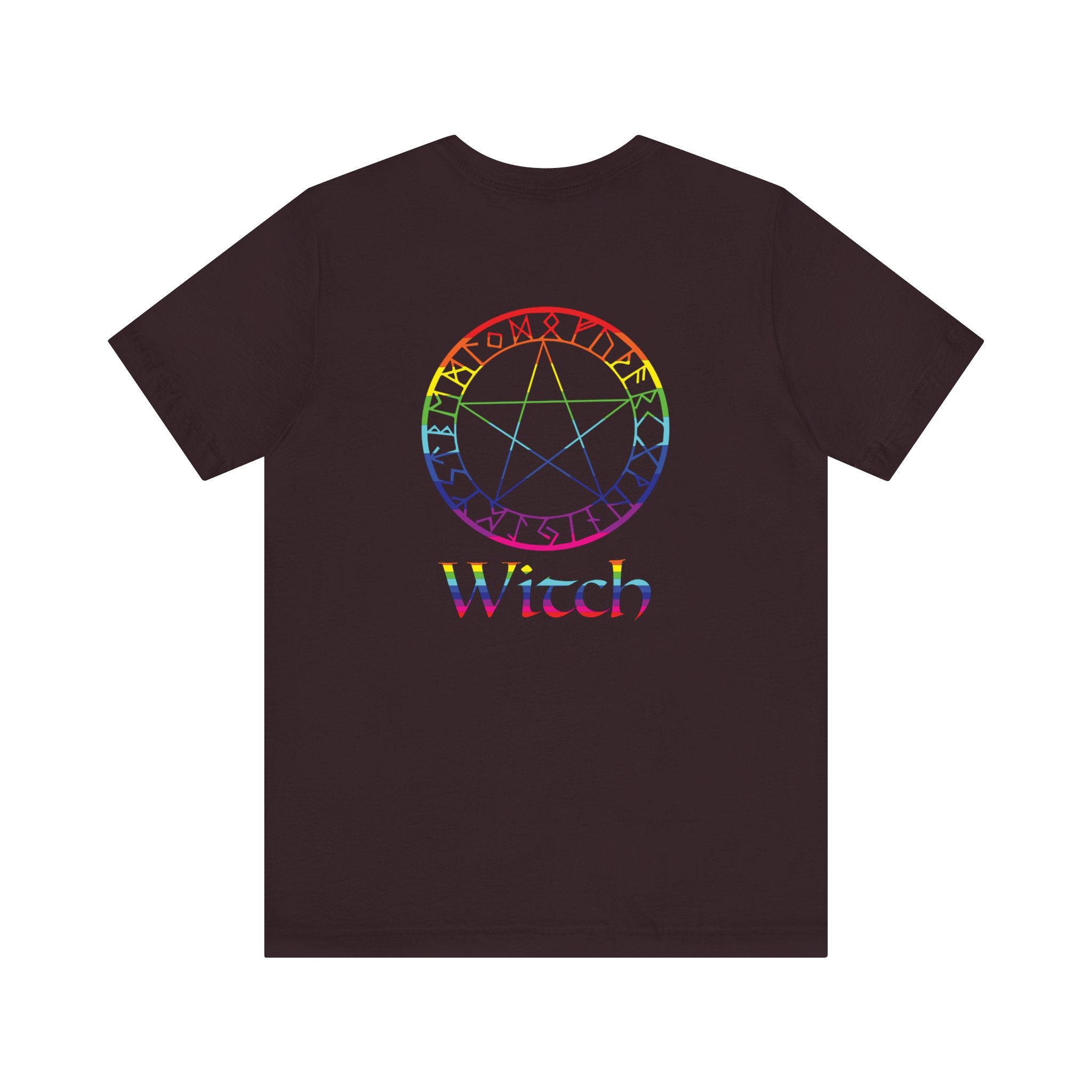 Spellcaster Logo Tee - Witch: Rainbow in the Dark