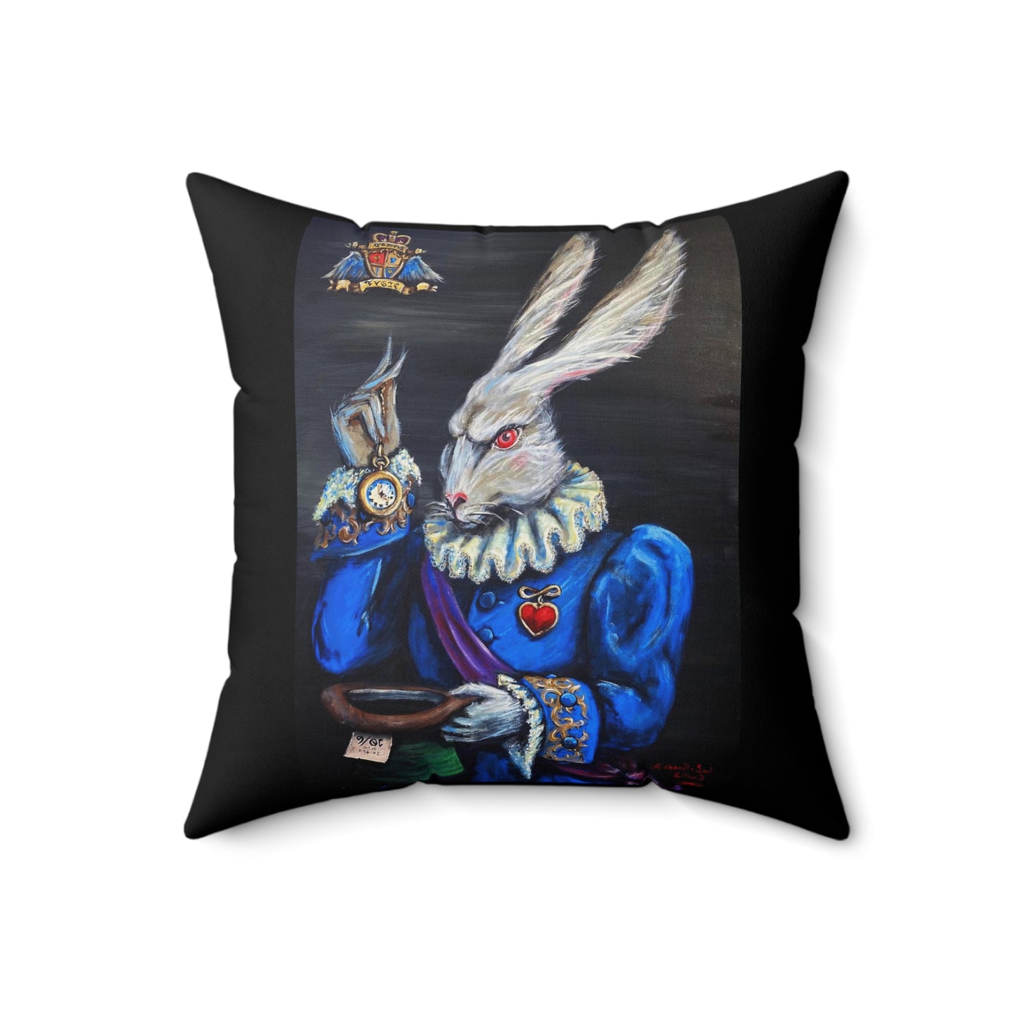 Scared & Alone Richard-Lael Lillard's "It's Late" Square Gallery Pillow