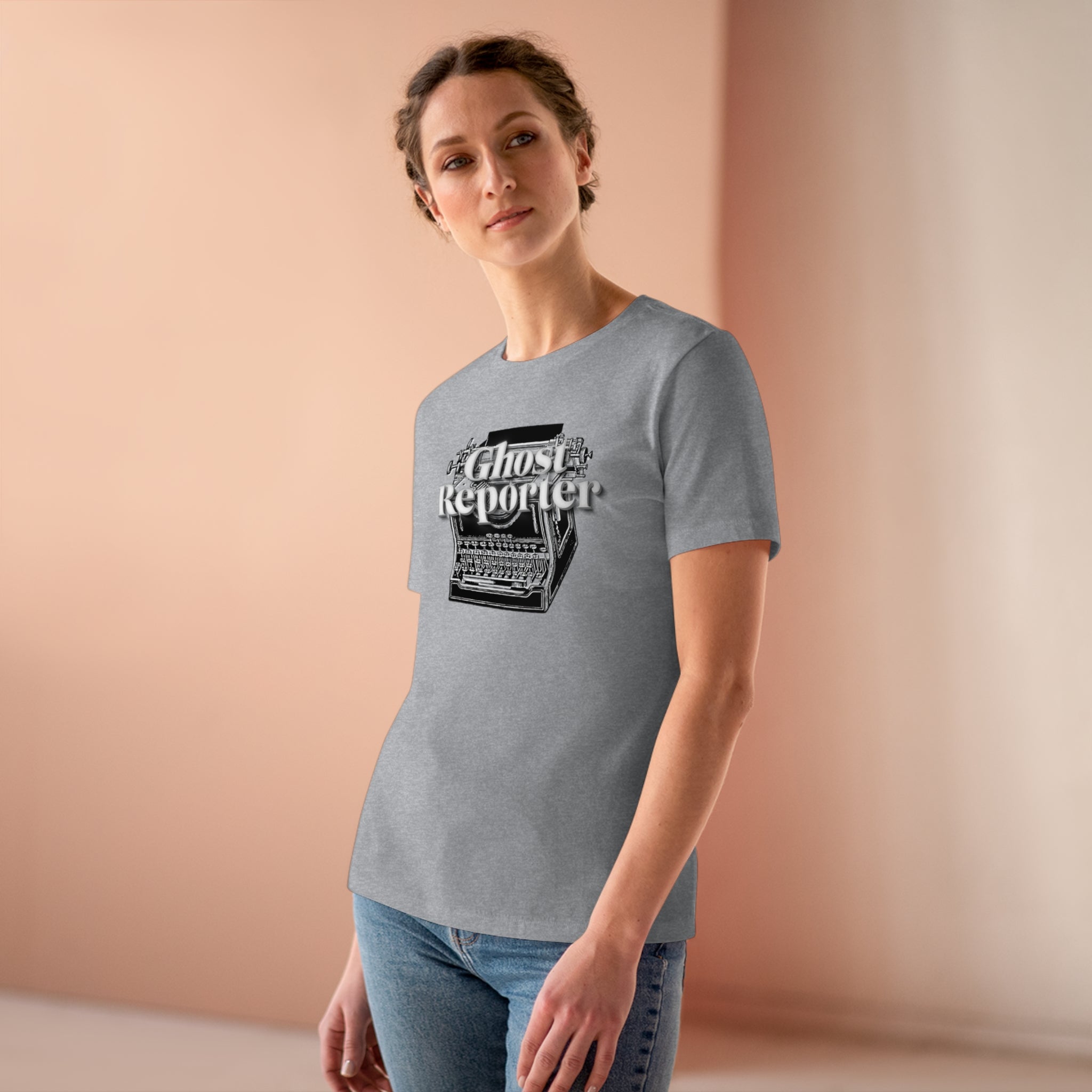 Ghost Report "Ghost Reporter" Women's Premium Tee