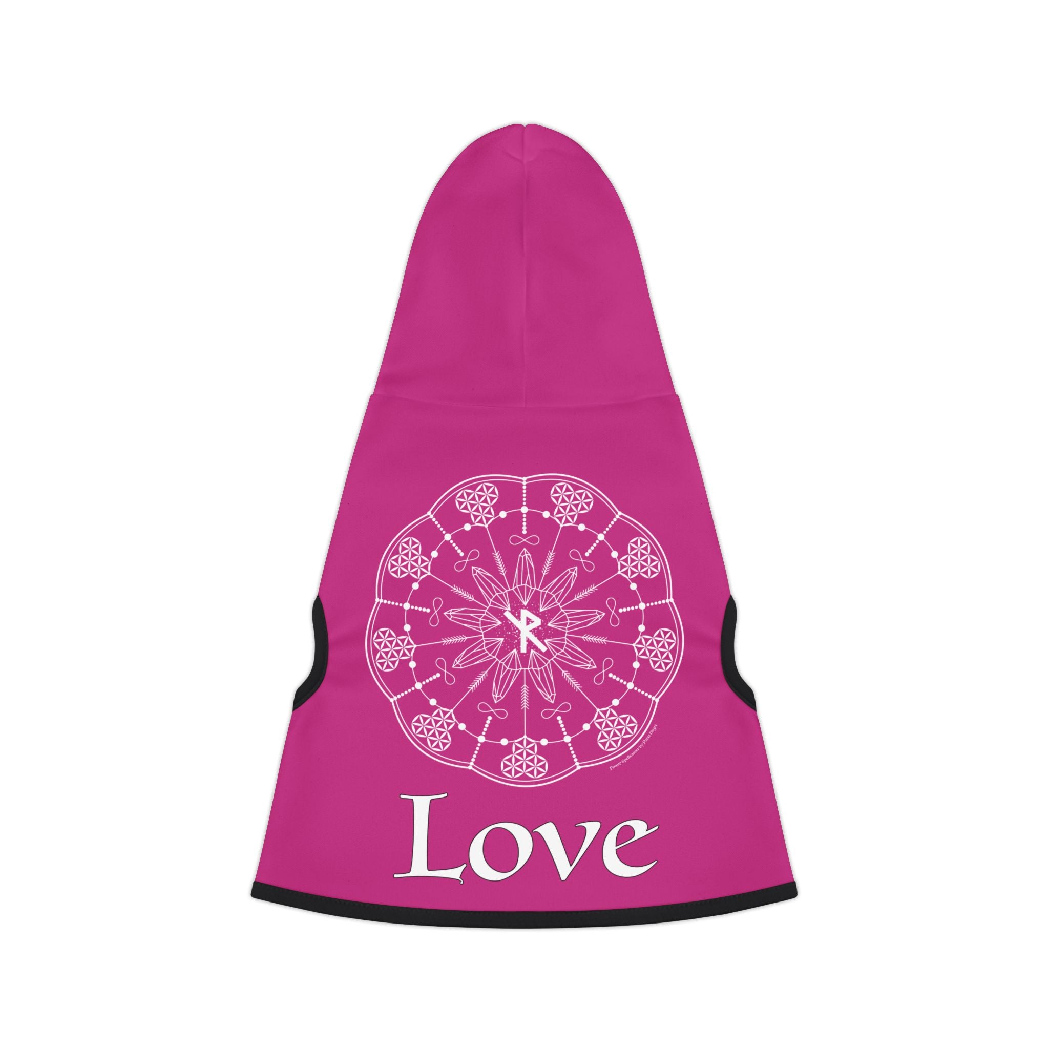 Patti's Power Spellcaster Dog Hoodie - Love