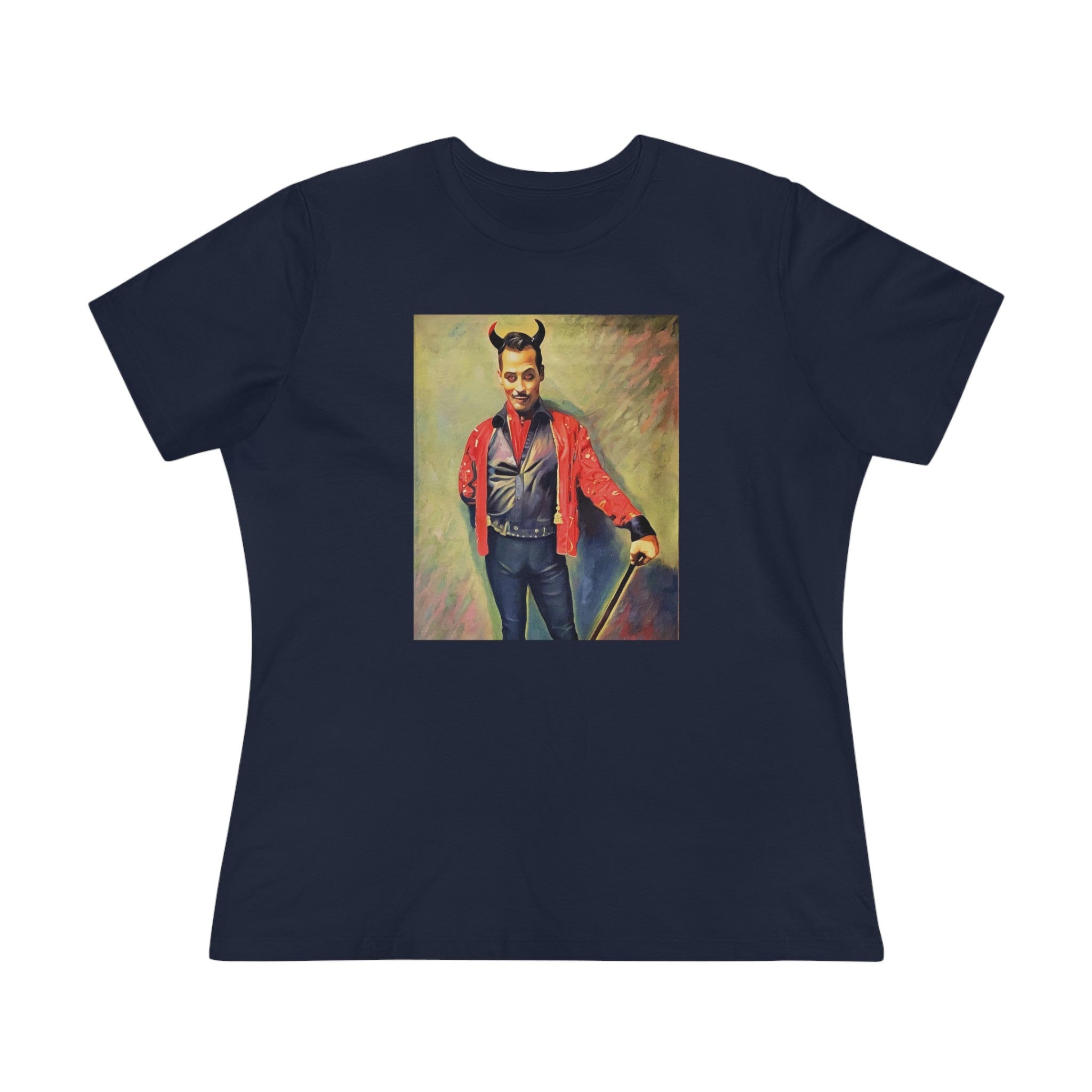 Scared & Alone "You Little Devil" by Richard-Lael Lillard Women's Premium Gallery Tee