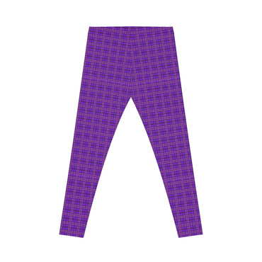 University Magickus "School Plaid" Women's Casual Leggings - Patti's Purple