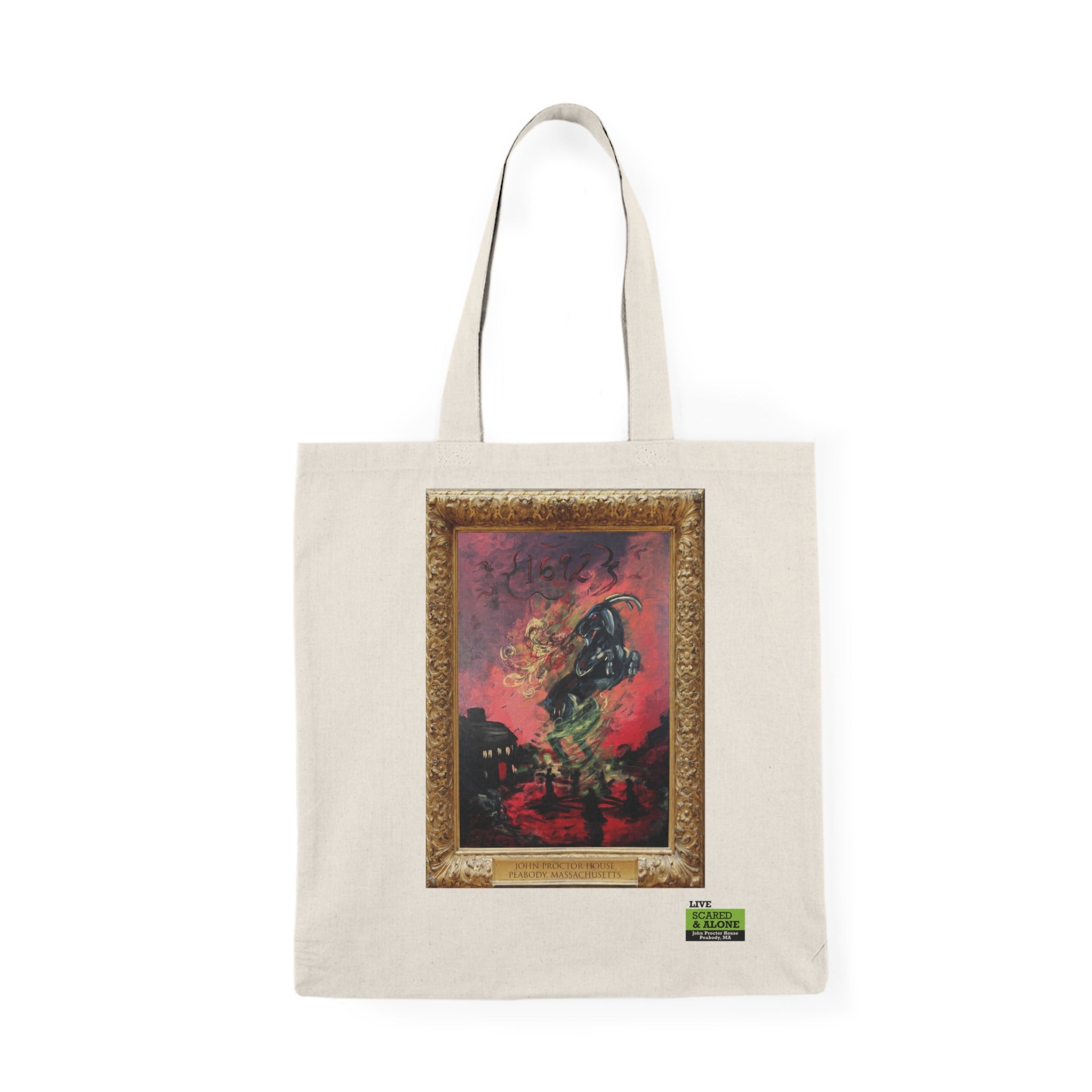 Scared & Alone Richard-Lael's "The John Proctor House" Gallery Natural Tote