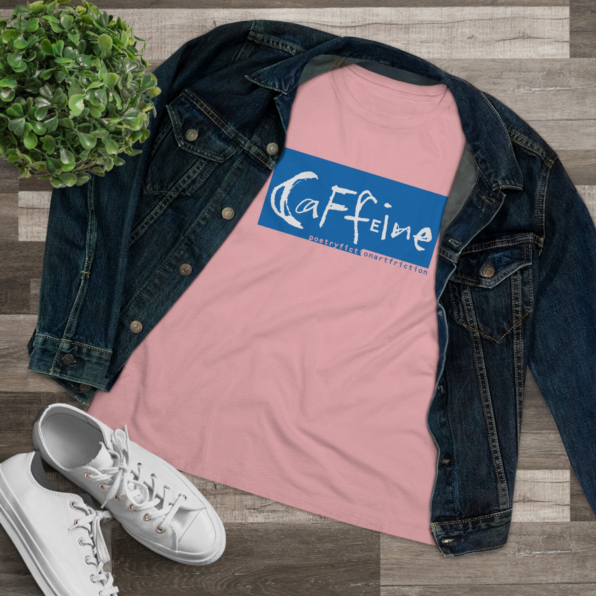 Caffeine Side 1 Women's Premium Tee