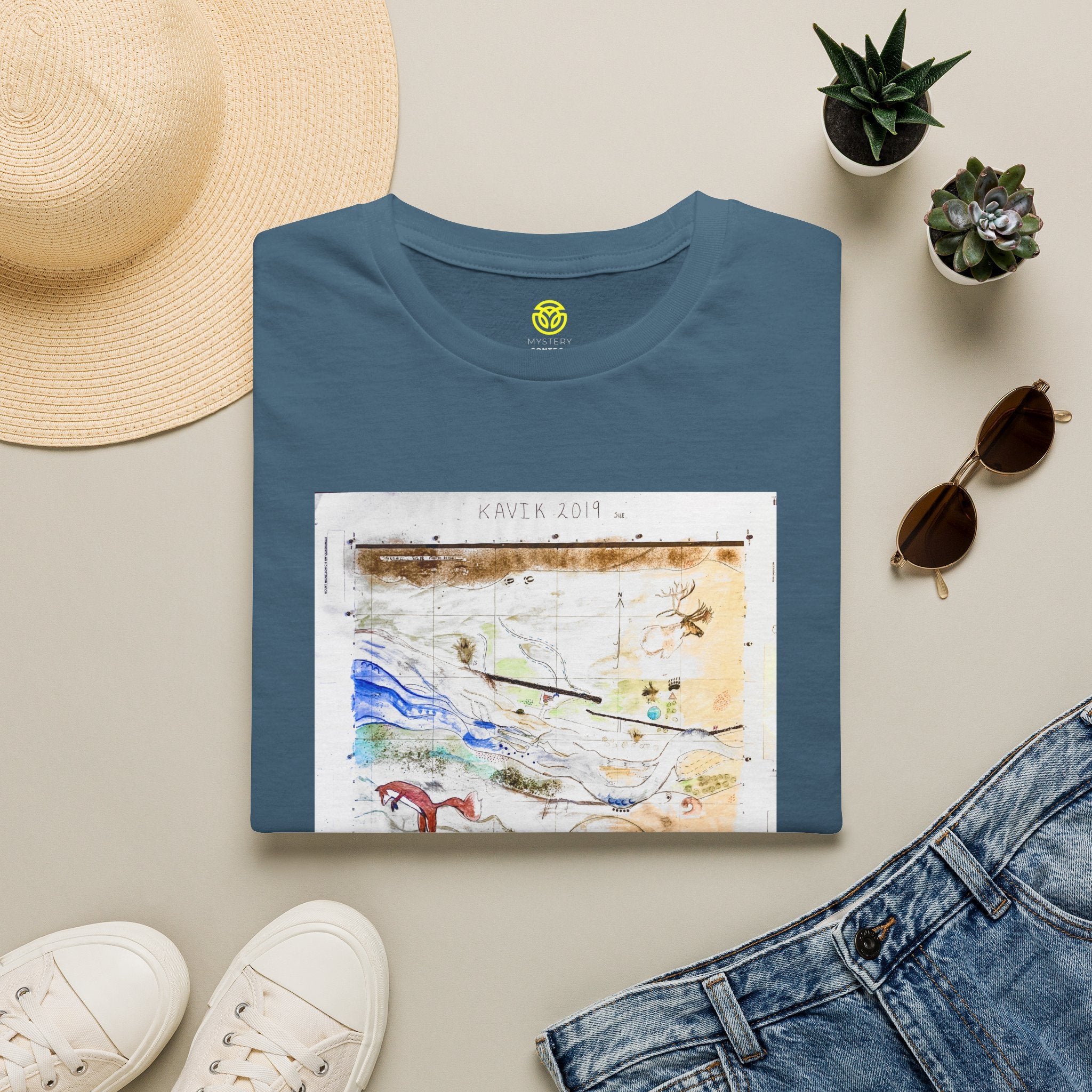 Sue's Kavik Map Unisex T-Shirt