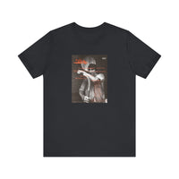 Caffeine Magazine: Poetry, Fiction, Art, Friction. Issue #2 Cover Art Unisex Jersey Short Sleeve Tee
