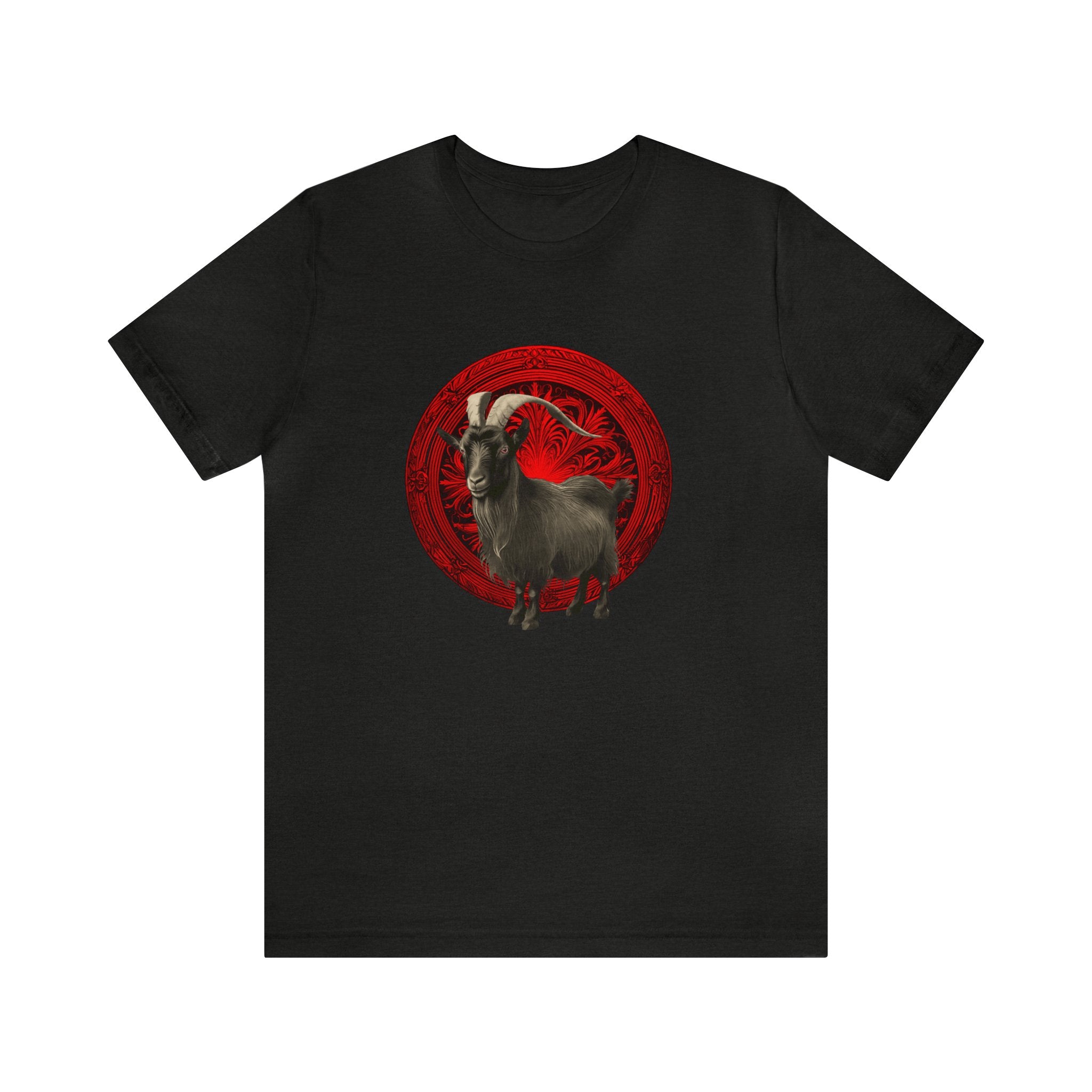 The Witch's Movie Coven "Movie Goat Red" Unisex Jersey Short Sleeve Tee