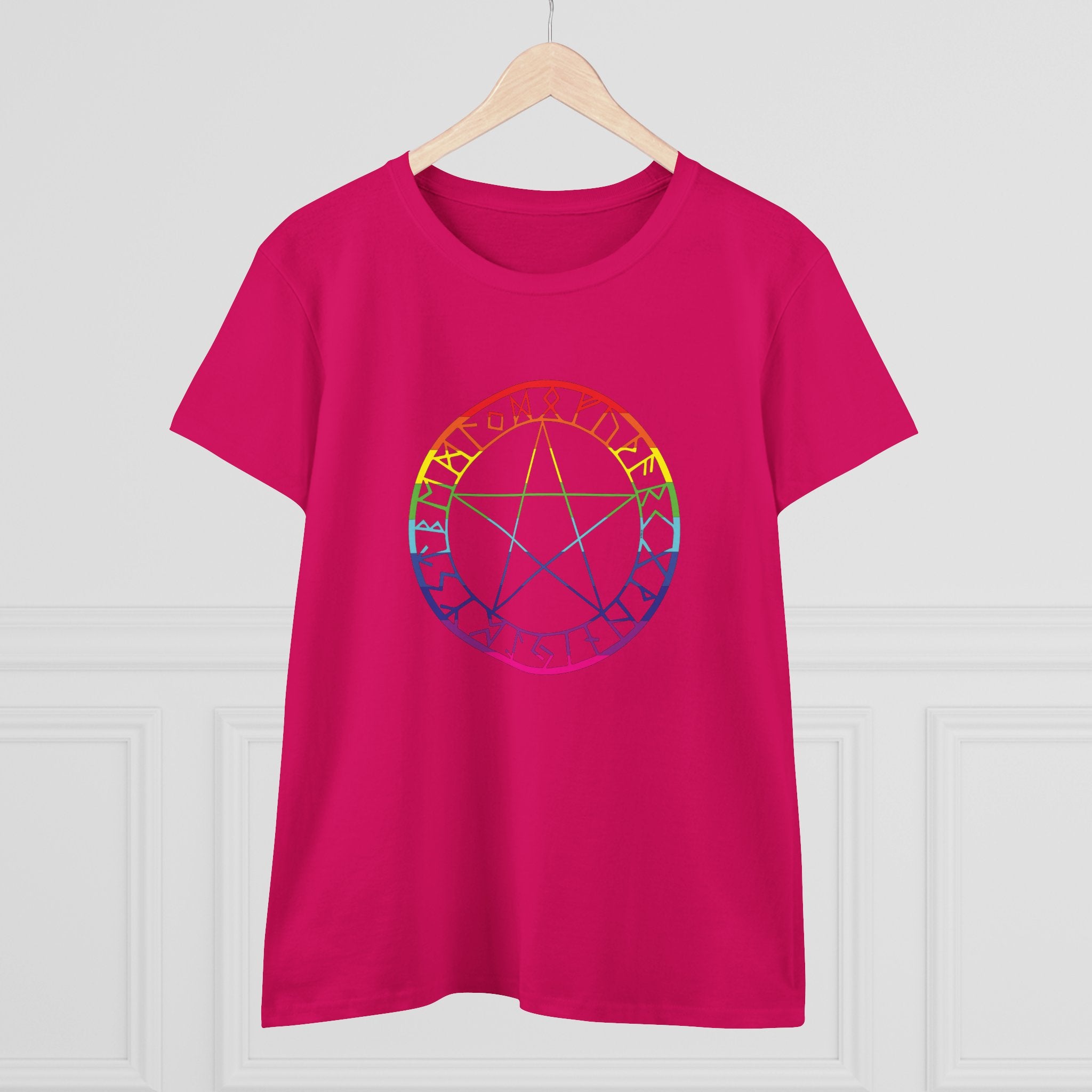 Spellcaster Women's Easy Tee - Rainbow Witch