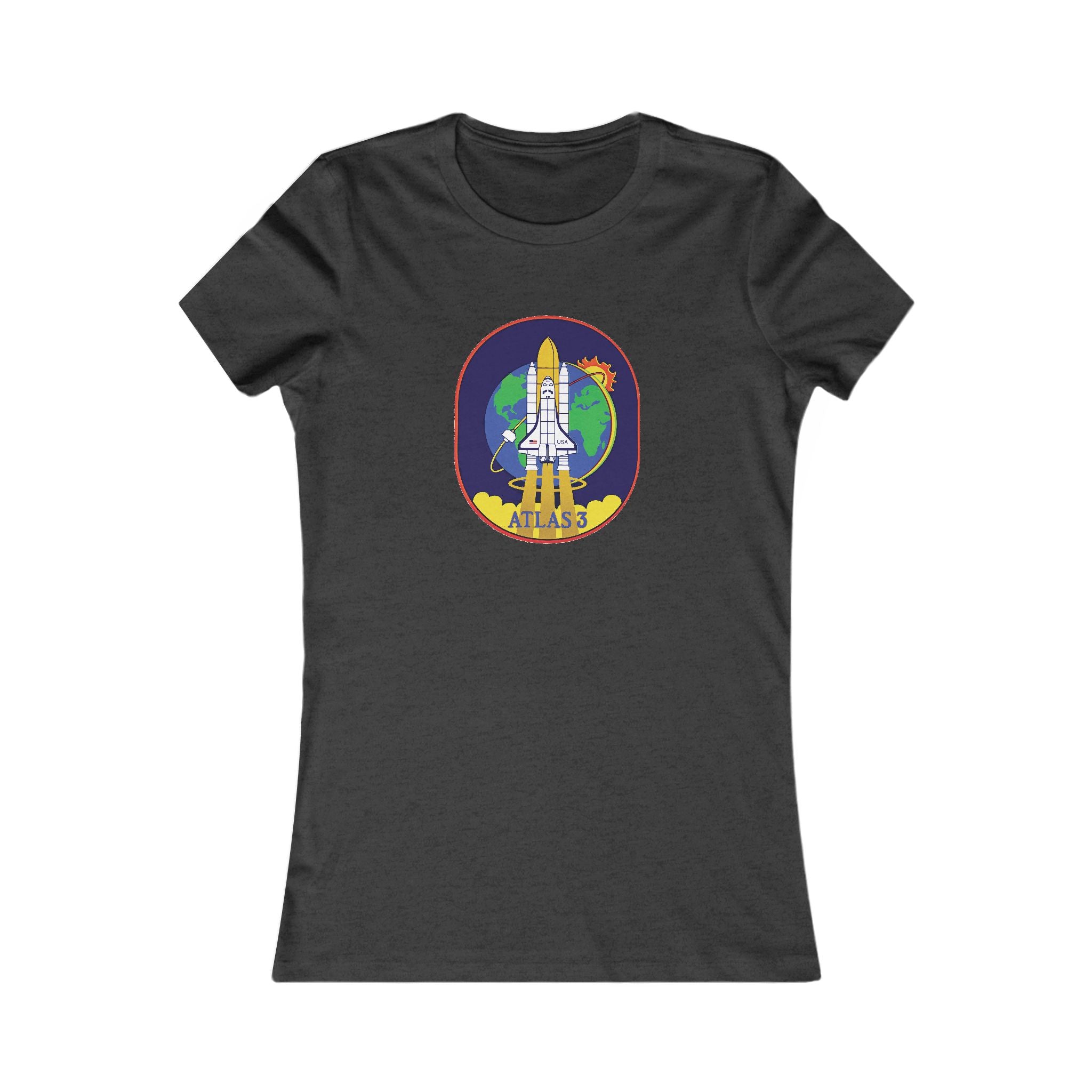 Suborbital Flight Women's Fitted Tee - Space Exploration