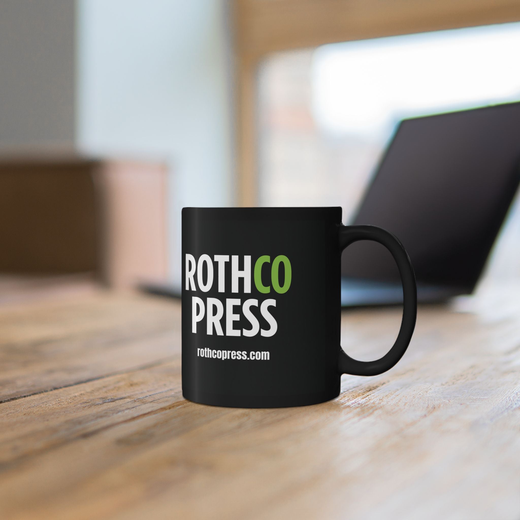 Rothco Press 11oz Black Mug