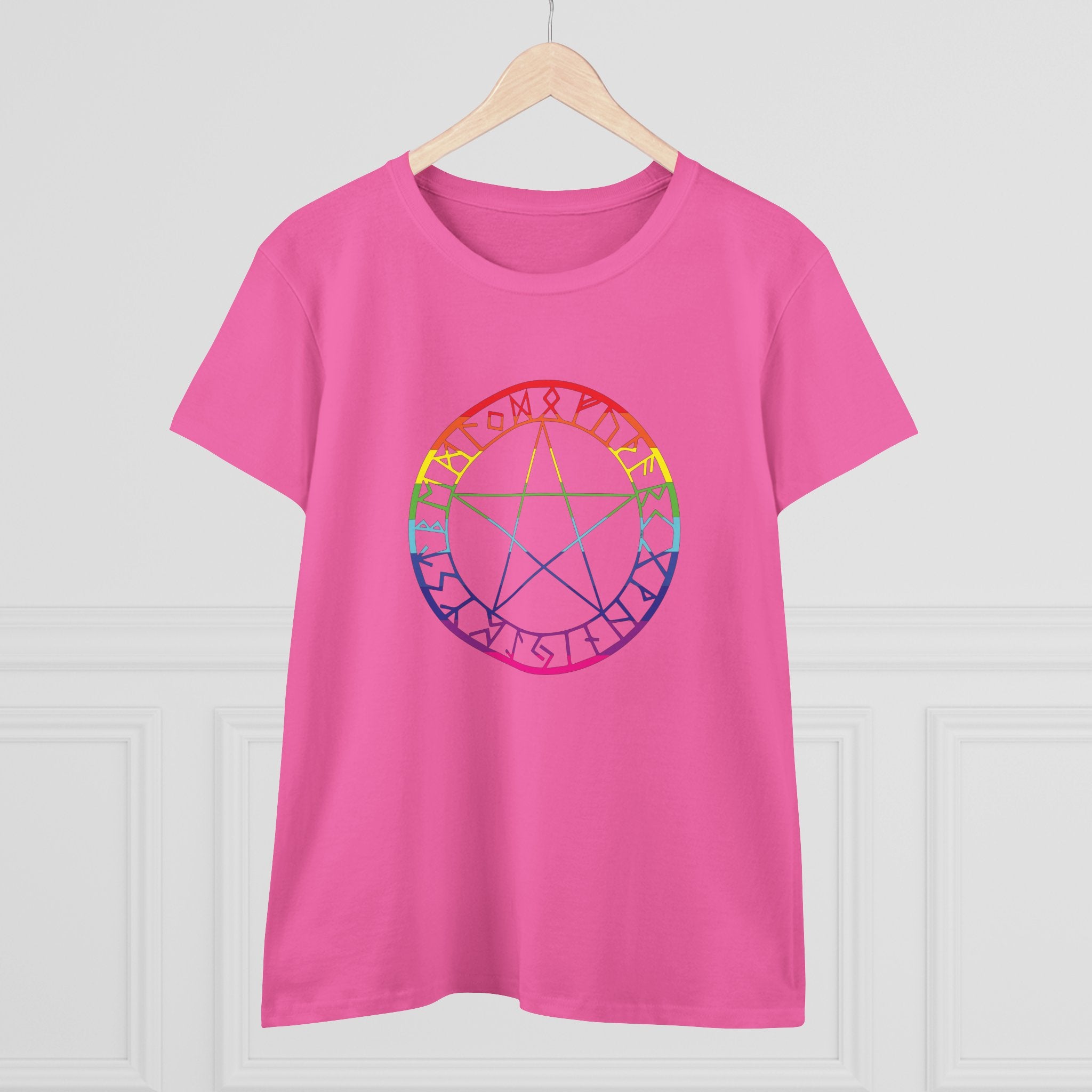 Spellcaster Women's Easy Tee - Rainbow Witch
