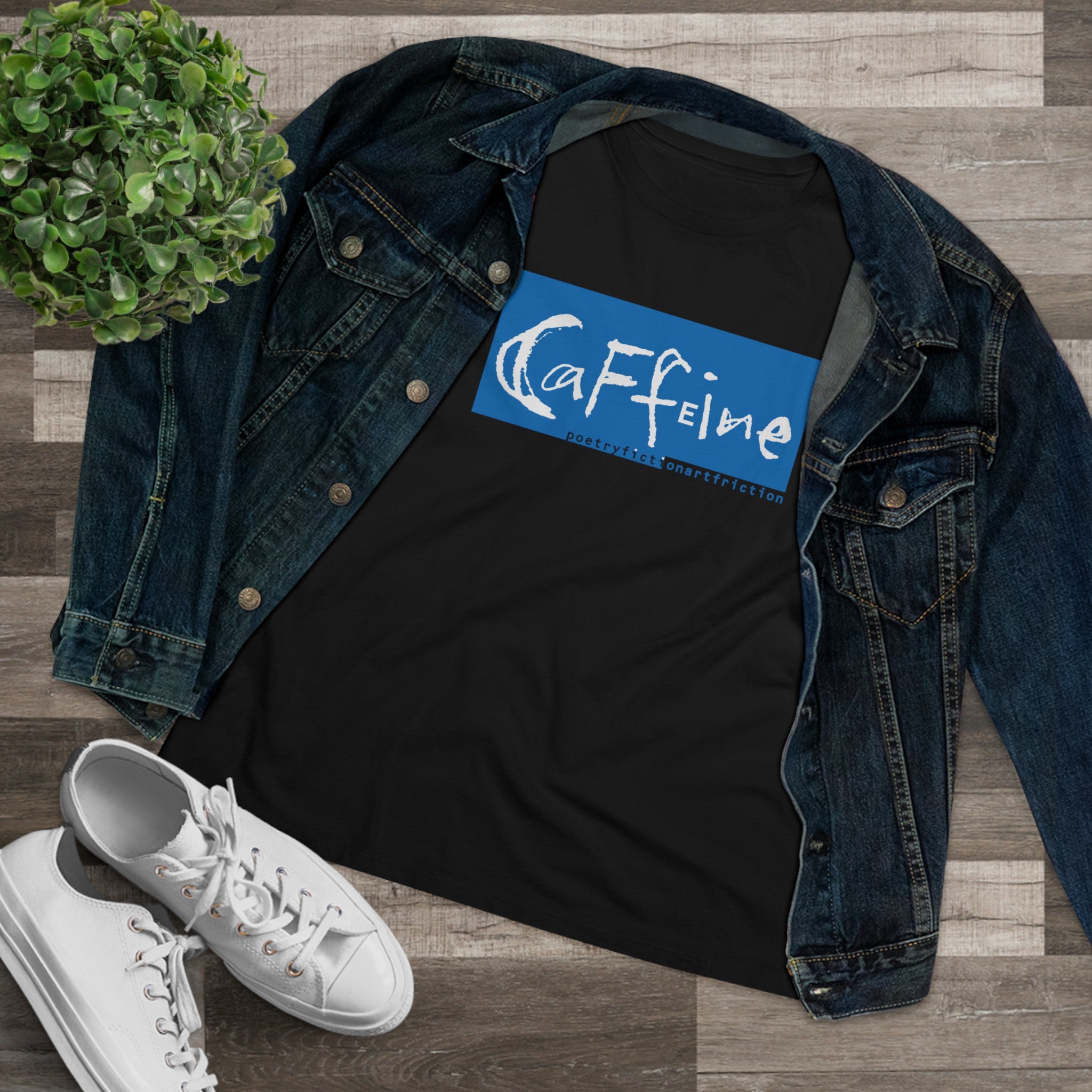 Caffeine Side 1 Women's Premium Tee