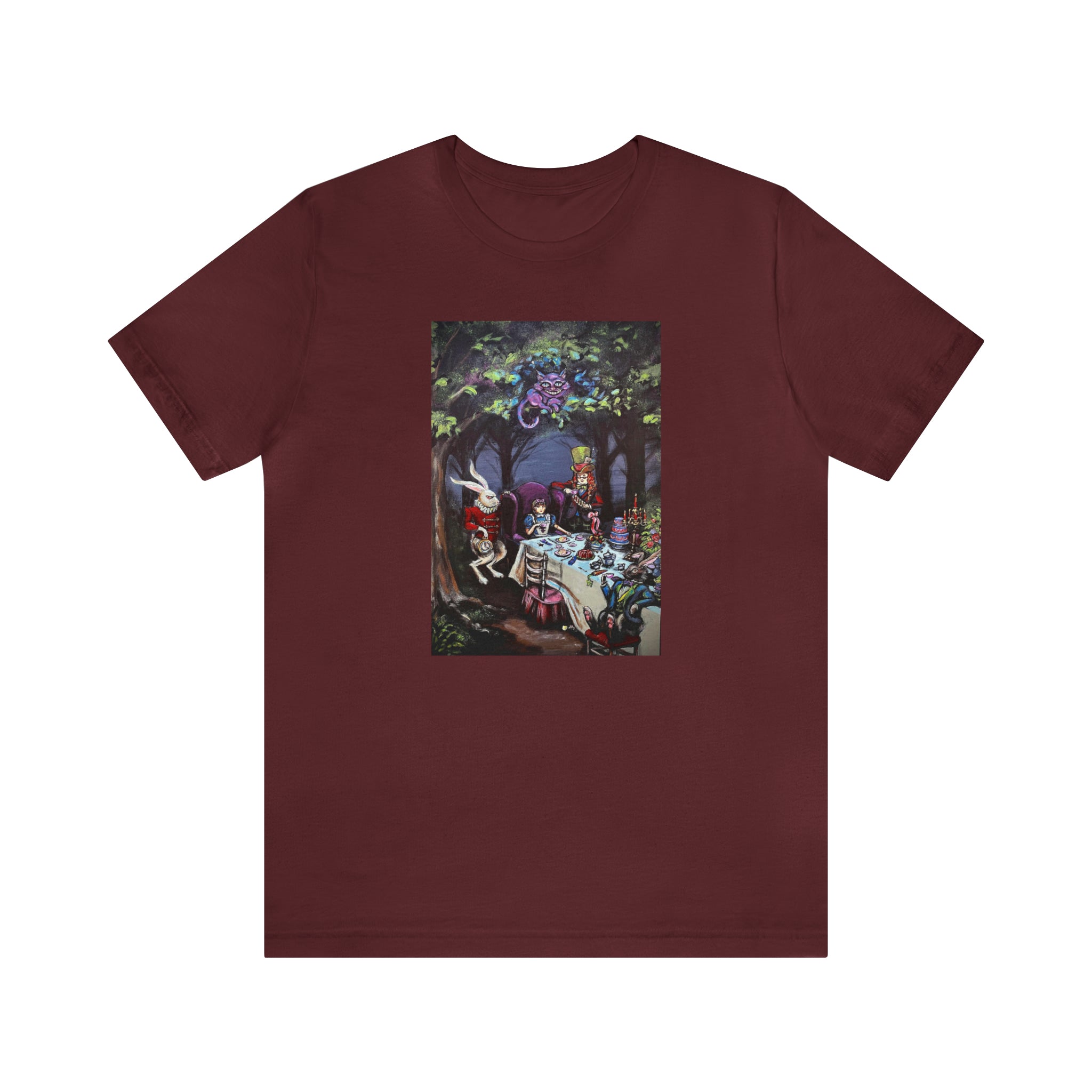 Scared & Alone Richard Lael's "Mad Hatter's Tea Party" Unisex Gallery Tee