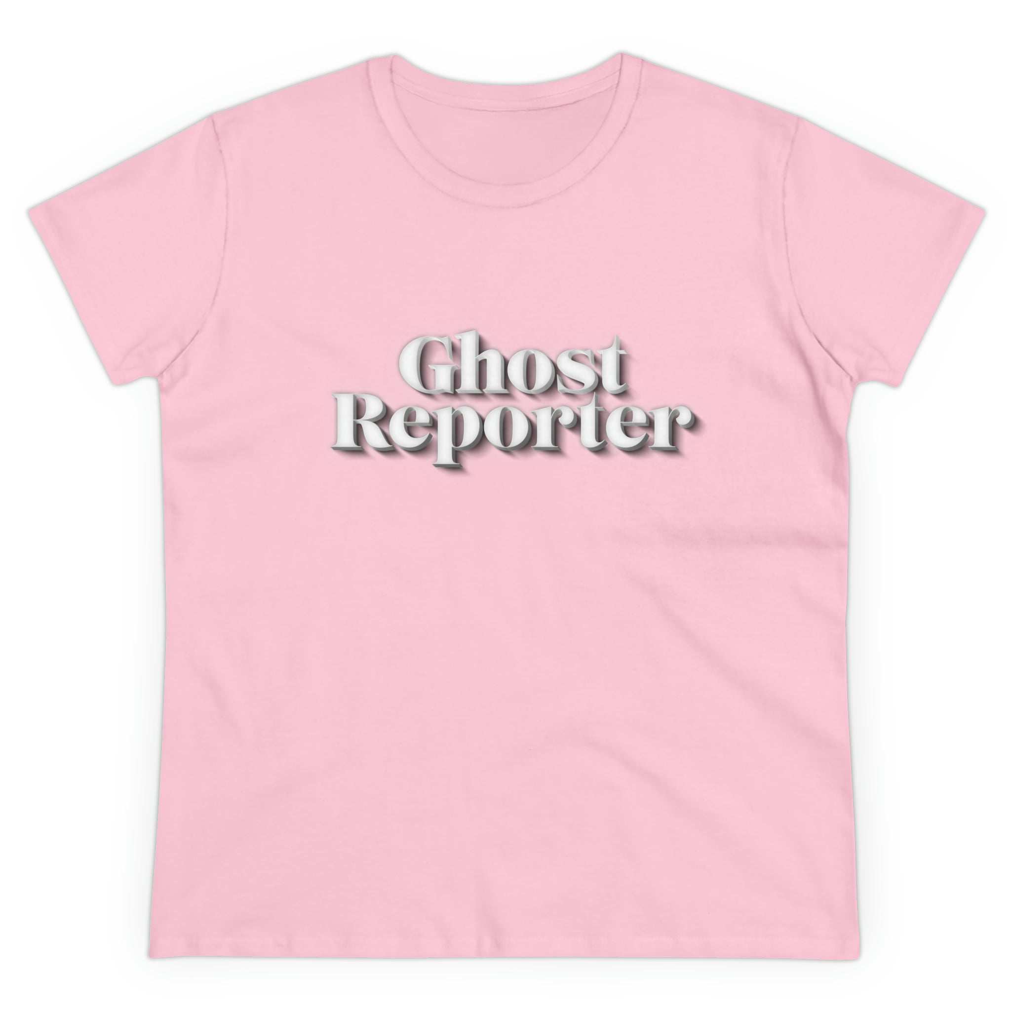 Ghost Report "Ghost Reporter" Women's Daily Cotton Tee