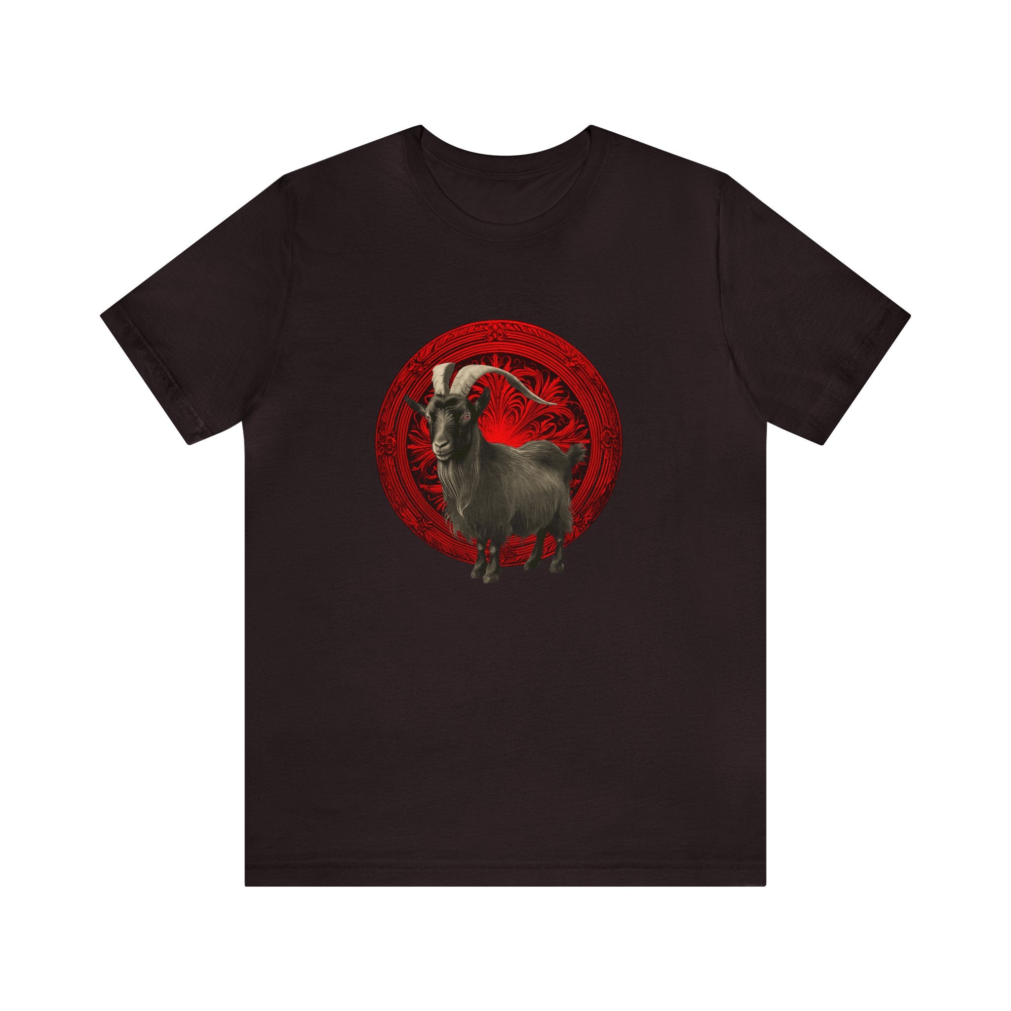 The Witch's Movie Coven "Movie Goat Red" Unisex Jersey Short Sleeve Tee