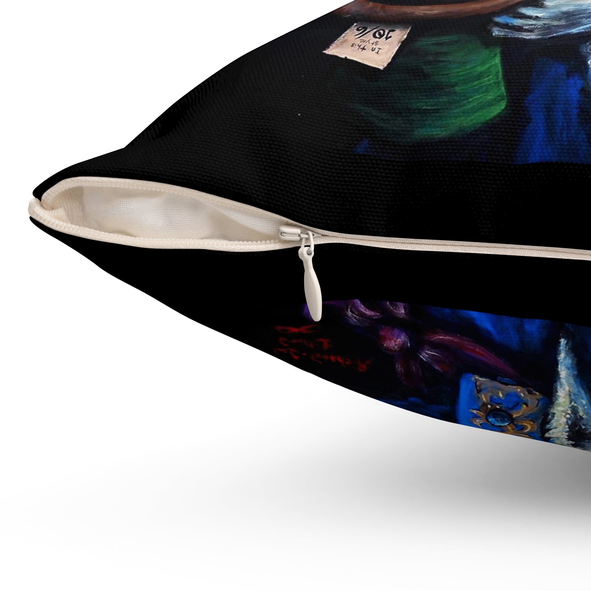 Scared & Alone Richard-Lael Lillard's "It's Late" Square Gallery Pillow