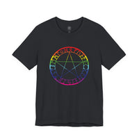 Spellcaster Unisex Tee - Witch Rainbow