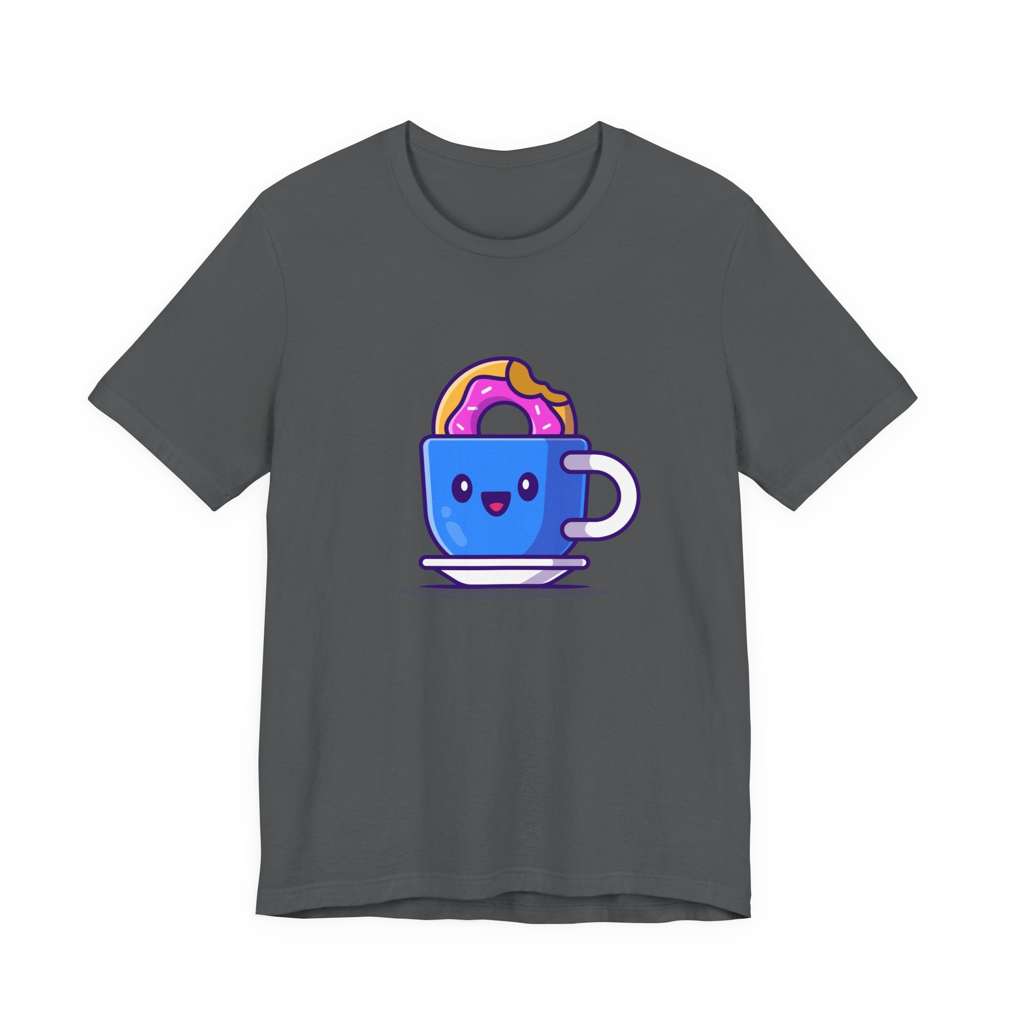 Coffee and Donut Unisex Jersey Short Sleeve Tee