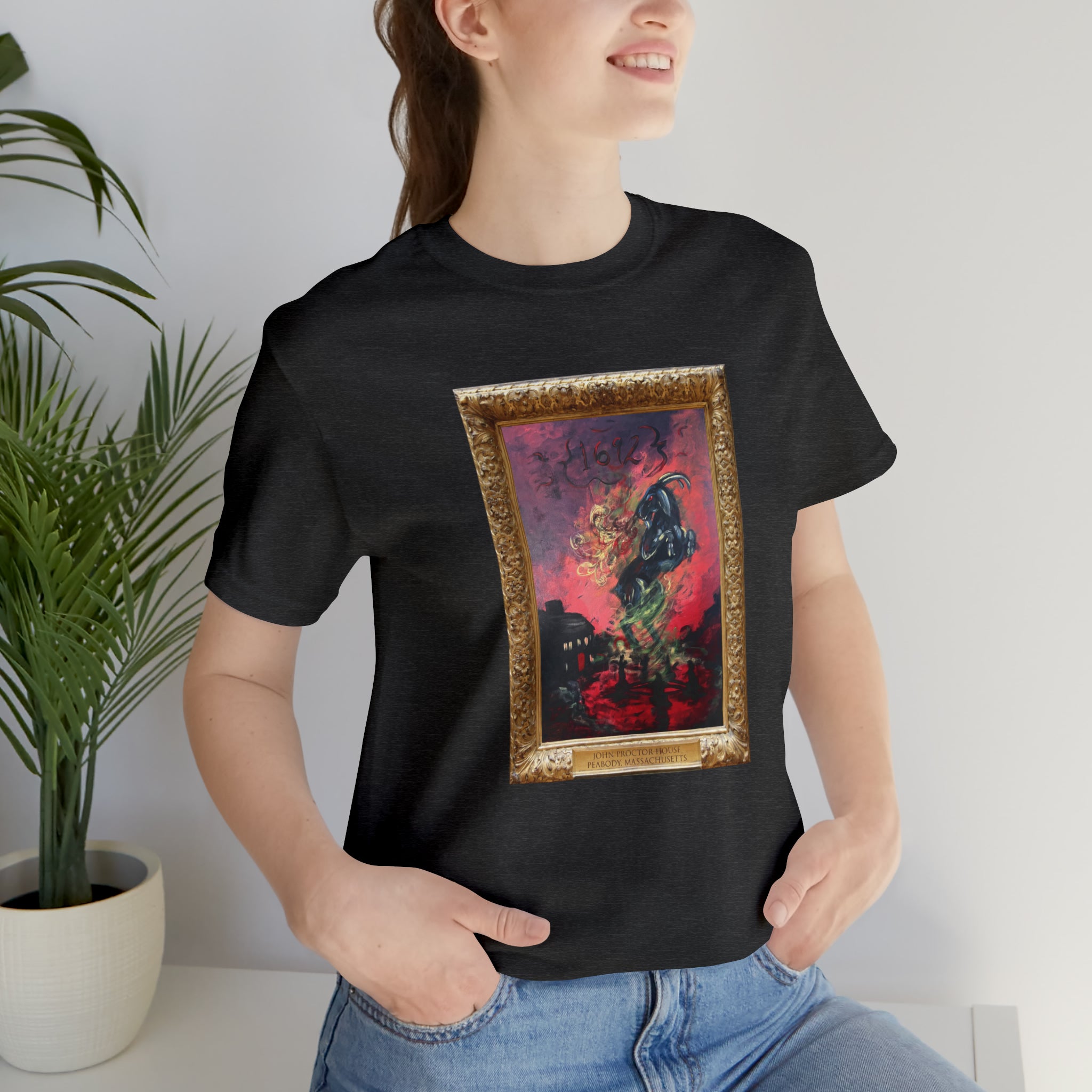 Scared & Alone Richard-Lael's "Proctor House" Unisex Gallery Tee (Single Image)