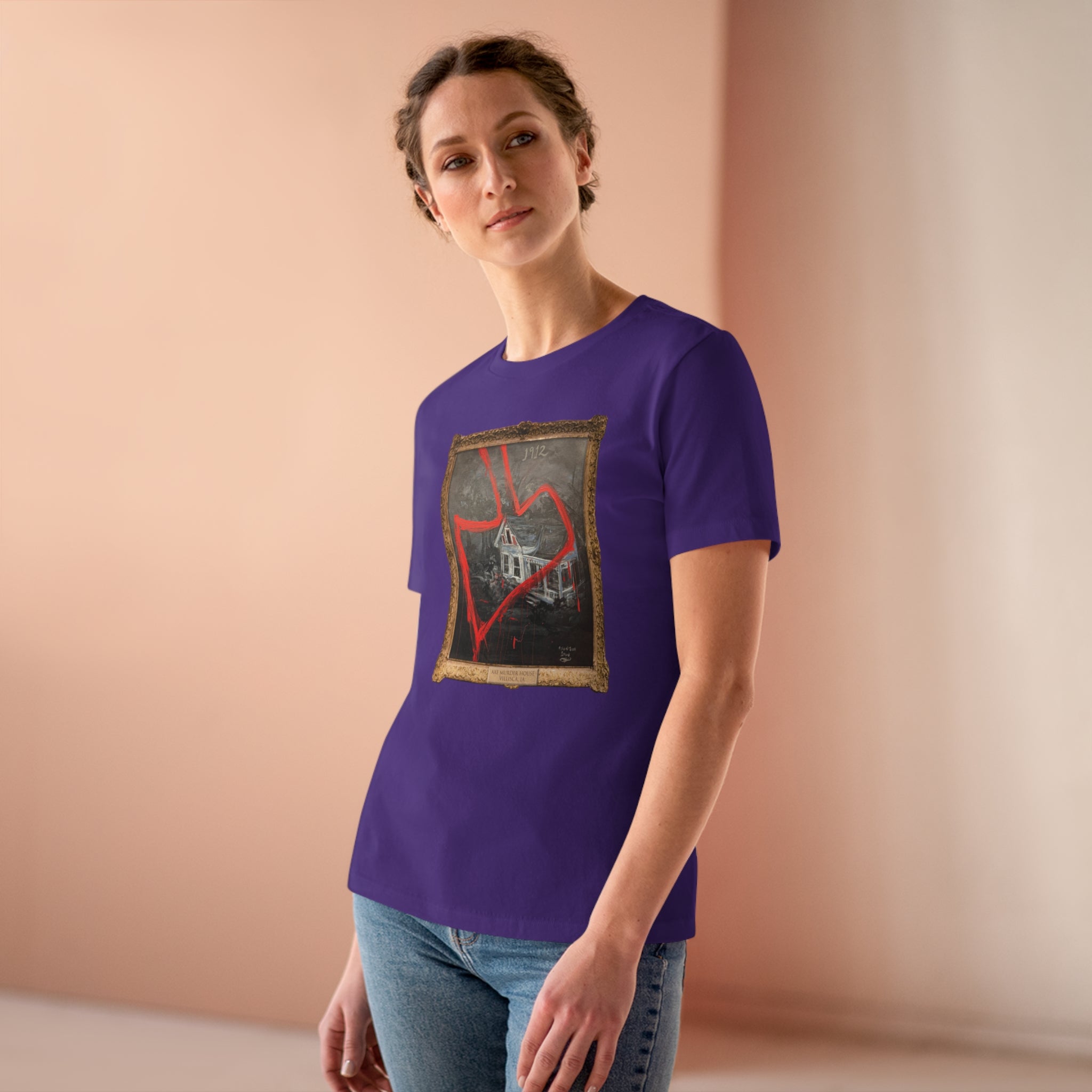 Scared & Alone Richard-Lael Lillard's "Villisca" Women's Premium Gallery Tee