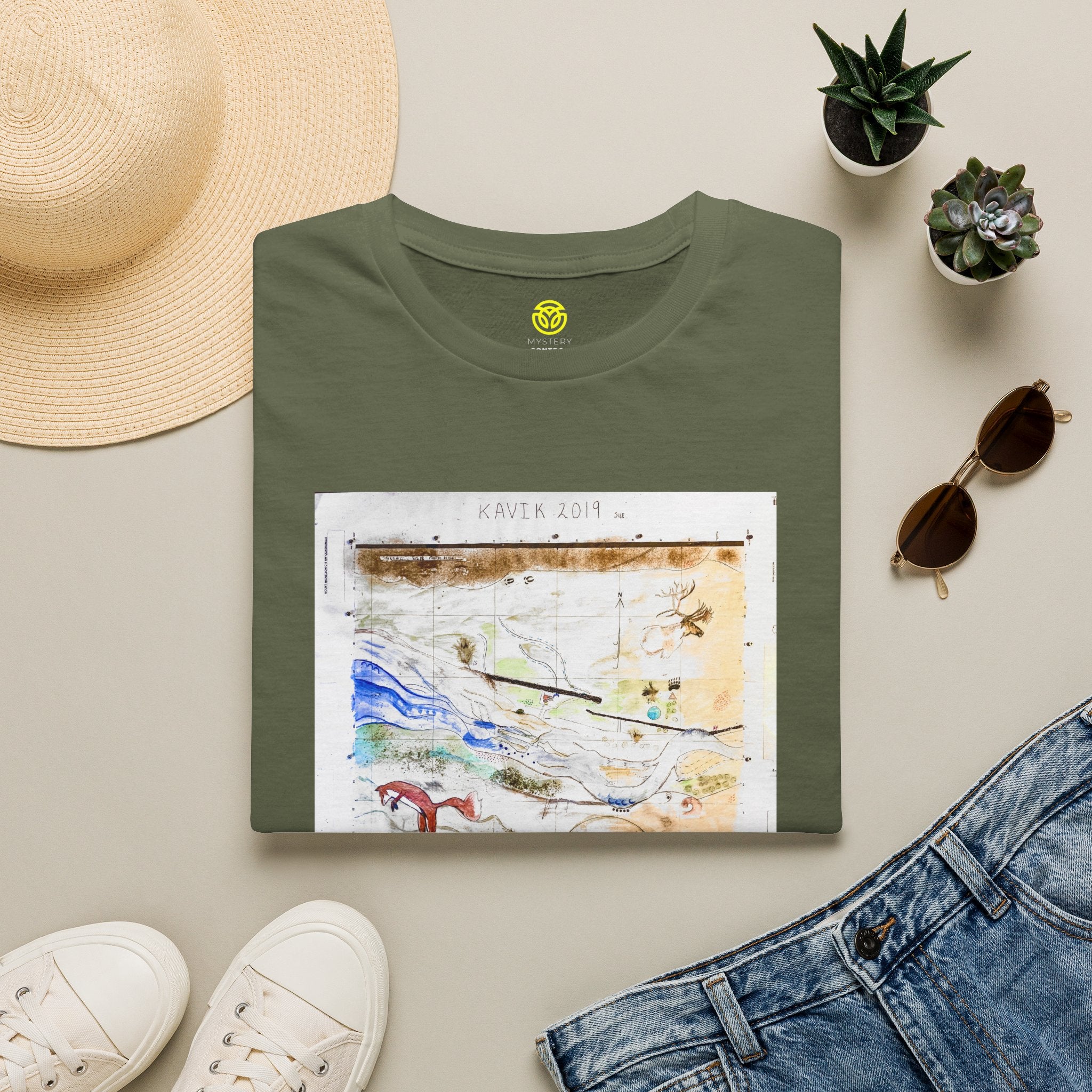 Sue's Kavik Map Unisex T-Shirt