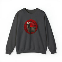 The Witch's Movie Coven  "Movie Goat - Red" Unisex Crewneck Sweatshirt