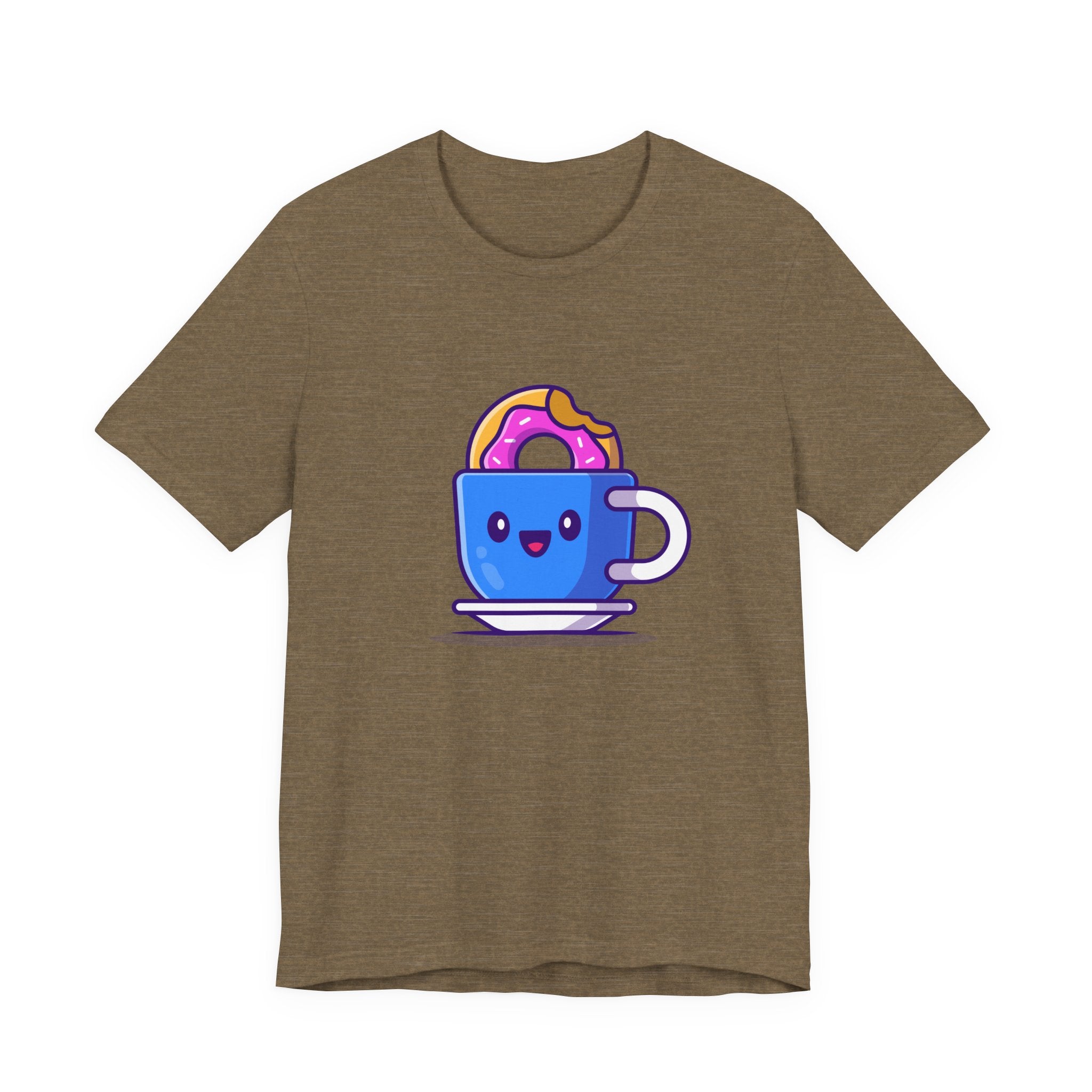 Coffee and Donut Unisex Jersey Short Sleeve Tee