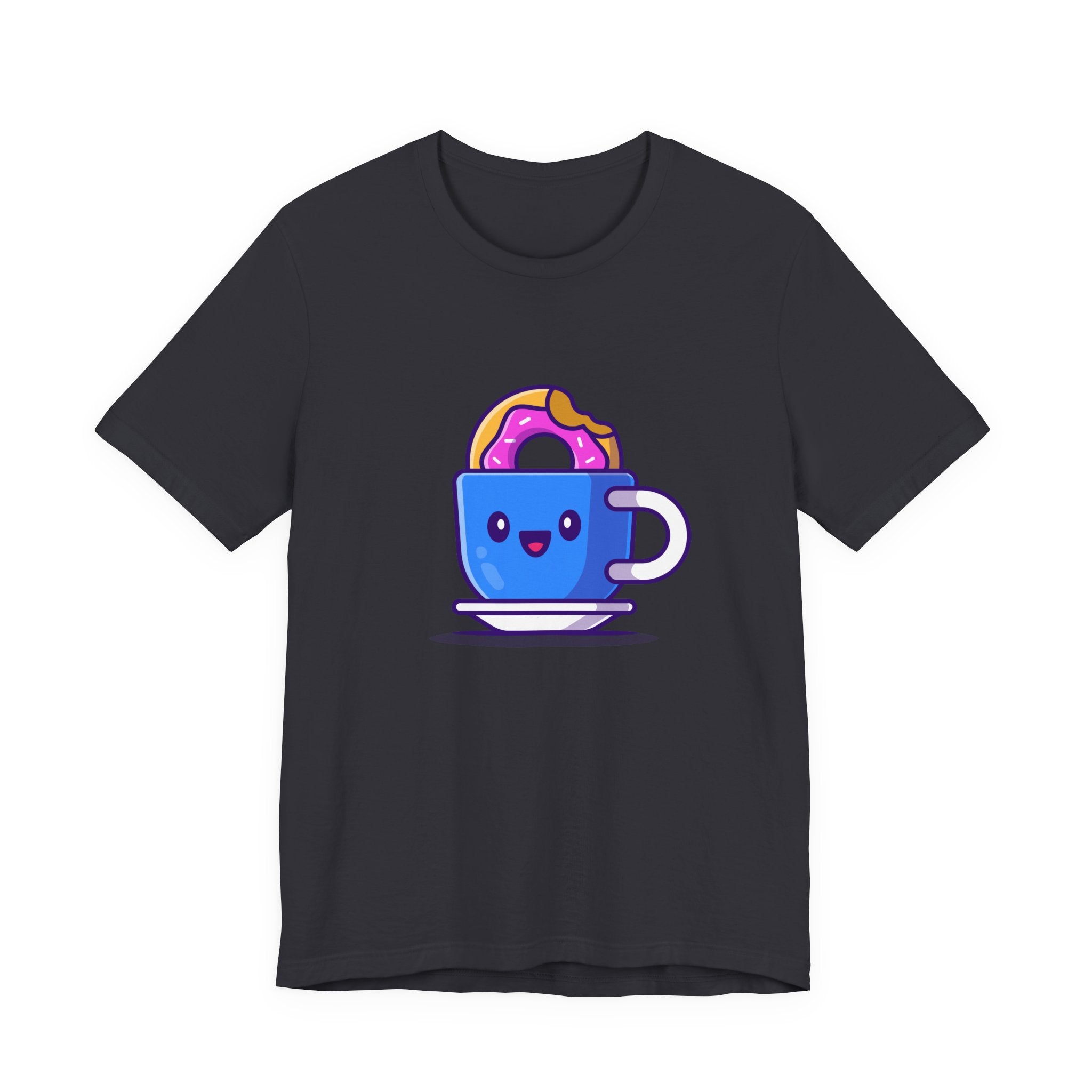 Coffee and Donut Unisex Jersey Short Sleeve Tee
