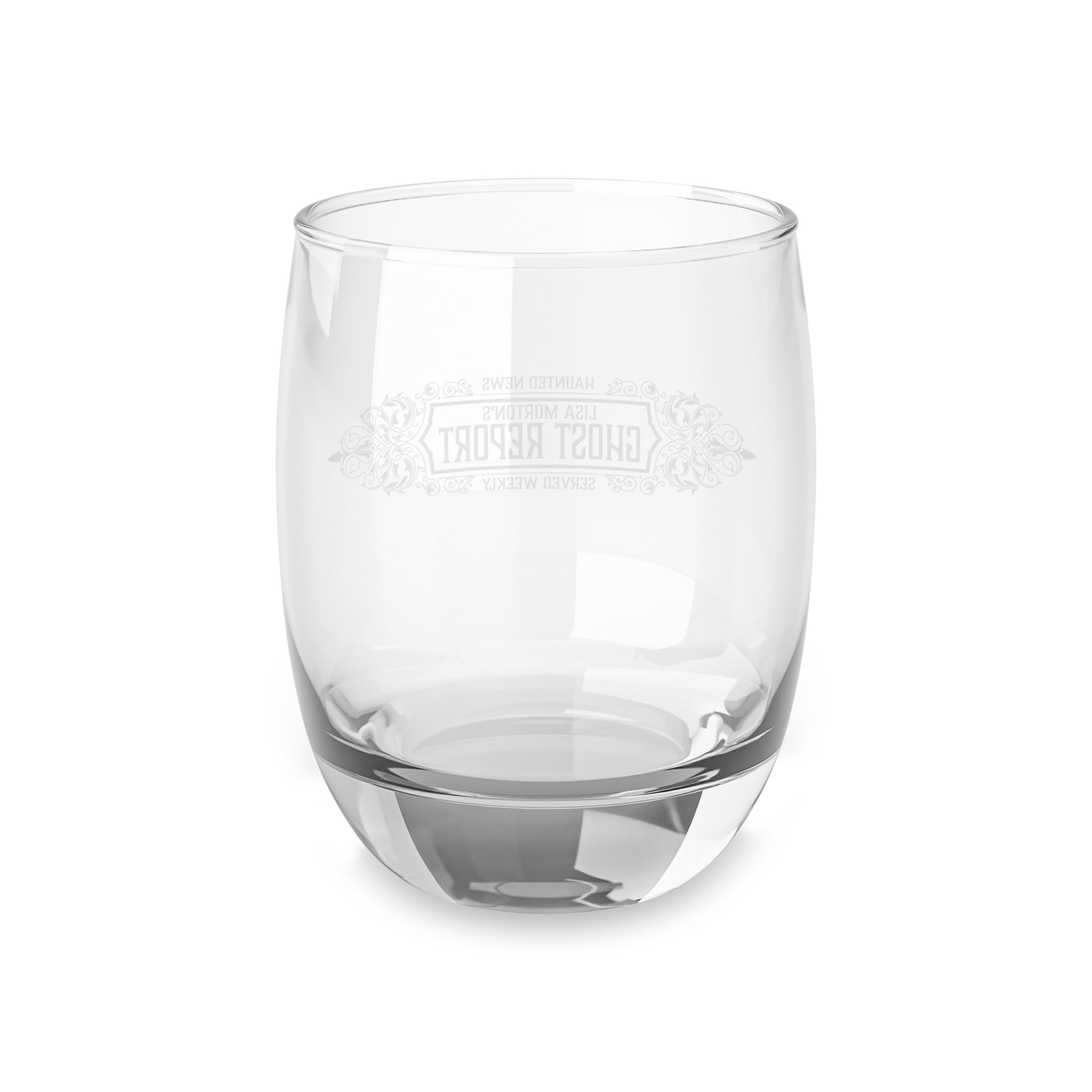 Lisa Morton's Ghost Report Whiskey Glass