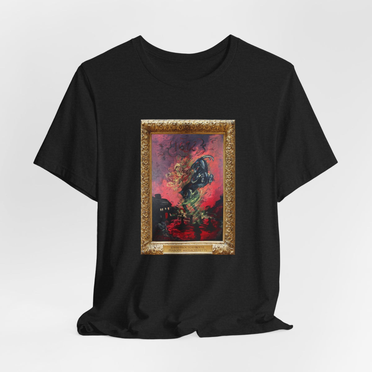 Scared & Alone Richard-Lael's "Proctor House" Unisex Gallery Tee (Single Image)