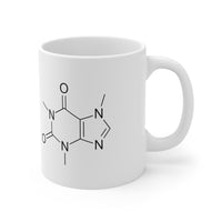 Foodie Pharmacology Caffeine Molecule Ceramic Mug 11oz