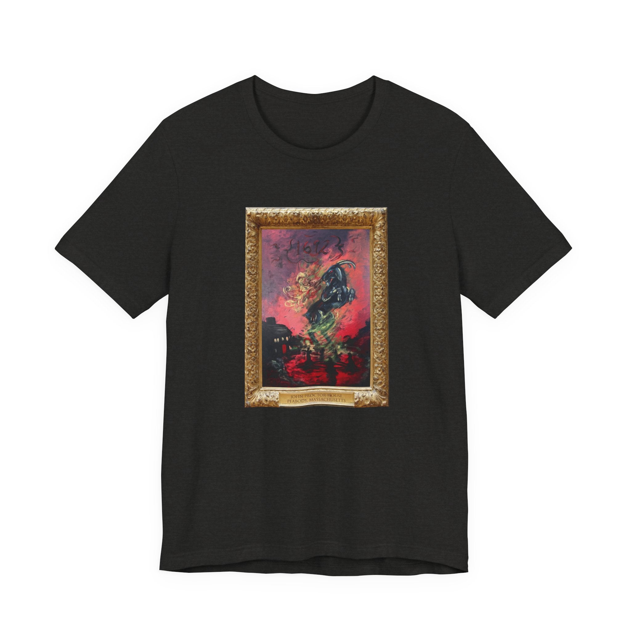 Scared & Alone Richard-Lael's "Proctor House" Unisex Gallery Tee (Single Image)