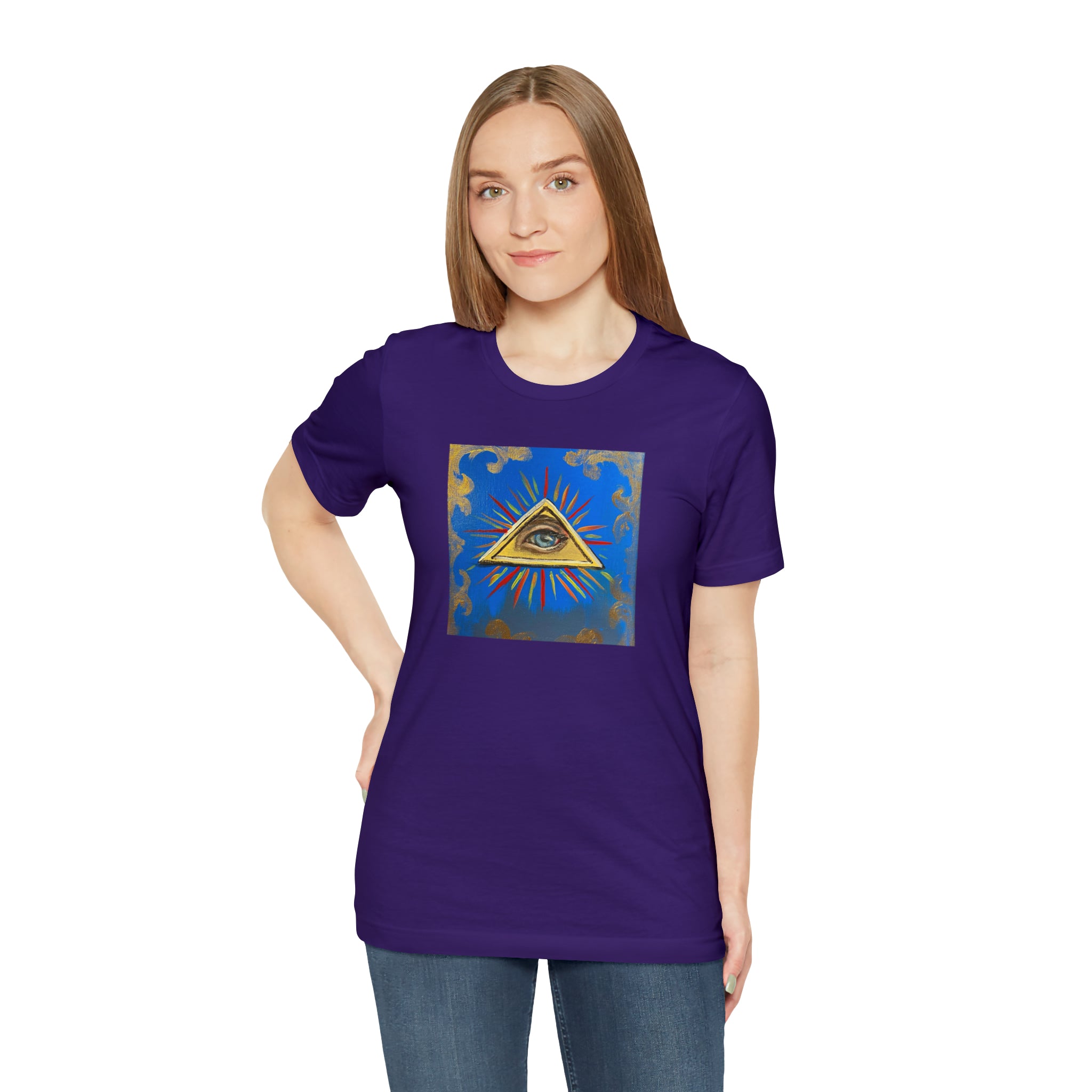 Scared & Alone Richard Lael's "All-Seeing Eye" Unisex Gallery Tee