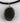 Fossil Ammonite Pyrite & 925 Silver Black Leather Necklace