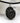 Fossil Ammonite Pyrite & 925 Silver Black Leather Necklace