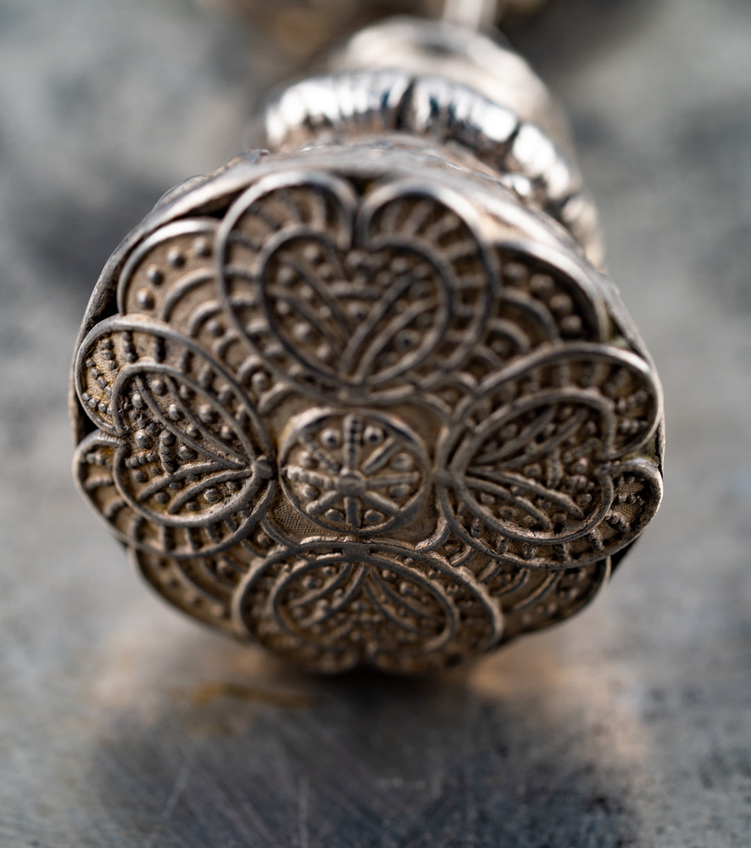 Chatelaine Bracelet in 835 Silver Dutch Early 1800s