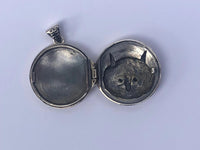 Cheshire Cat 925 Silver "Scent Locket" Pendant Necklace