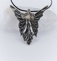 925 Silver Art Nouveau Fairy Brooch/Pendant Necklace