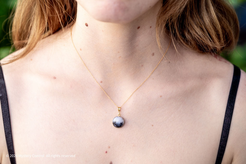 Merlinite Opal 14KGF Necklace