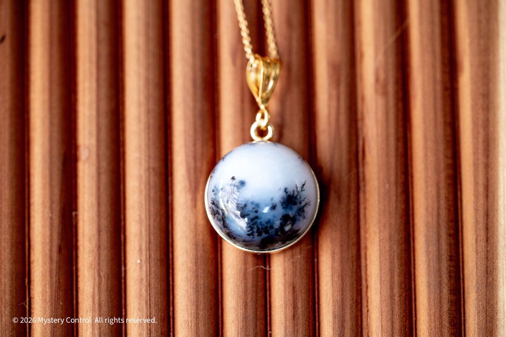 Merlinite Opal 14KGF Necklace