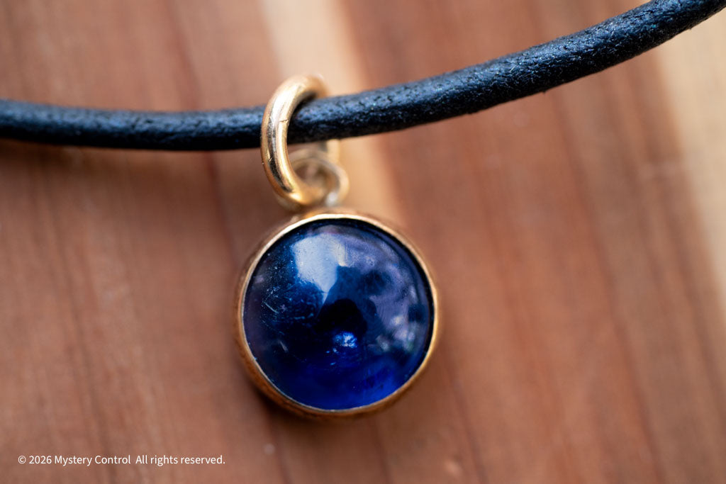 Iolite "Viking's Compass" 14K Gold-Filled Charm Necklace