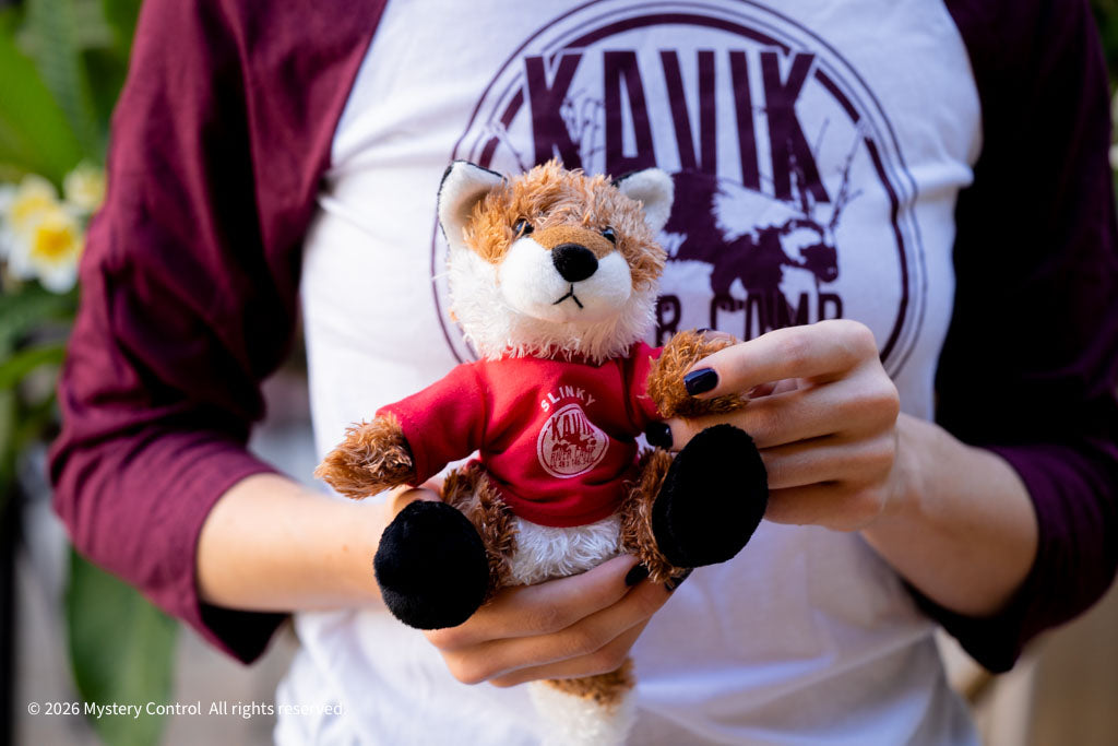 Slinky the Fox Plushie w/ Kavik River Camp Tee
