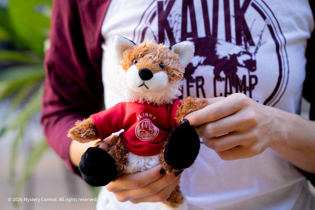 Slinky the Fox Plushie w/ Kavik River Camp Tee