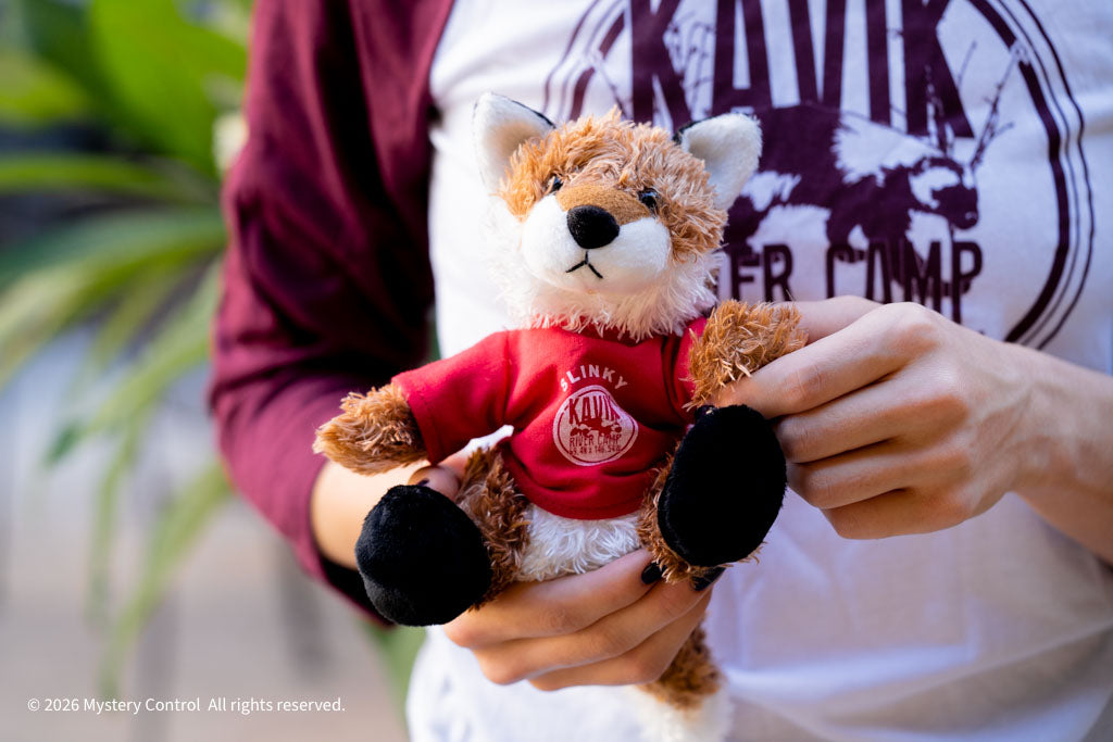 Slinky the Fox Plushie w/ Kavik River Camp Tee