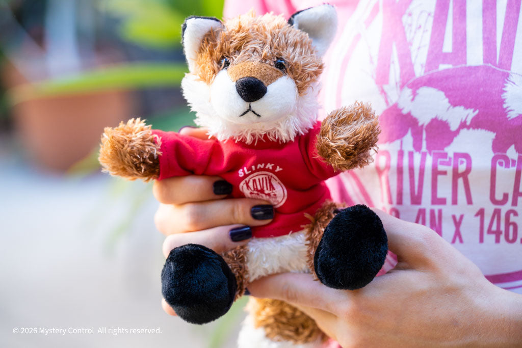 Slinky the Fox Plushie w/ Kavik River Camp Tee