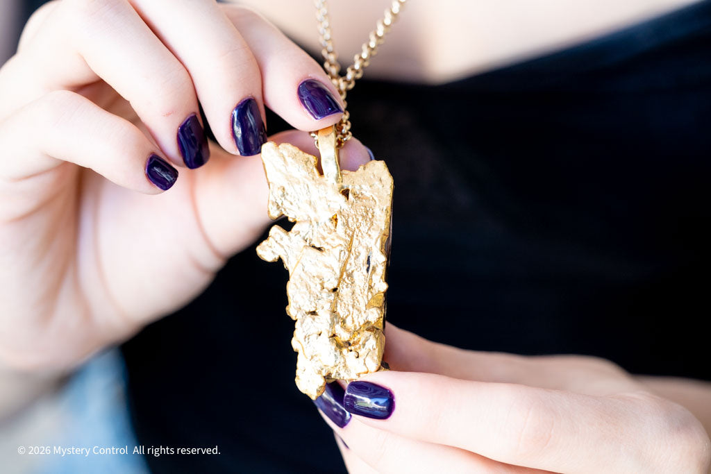 Smoky Quartz Raw Cluster Pendant Necklace