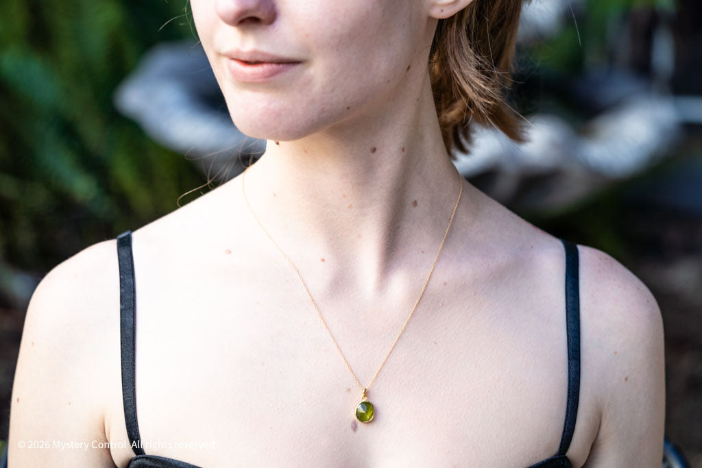 Peridot "Cleopatra" Pendant Necklace