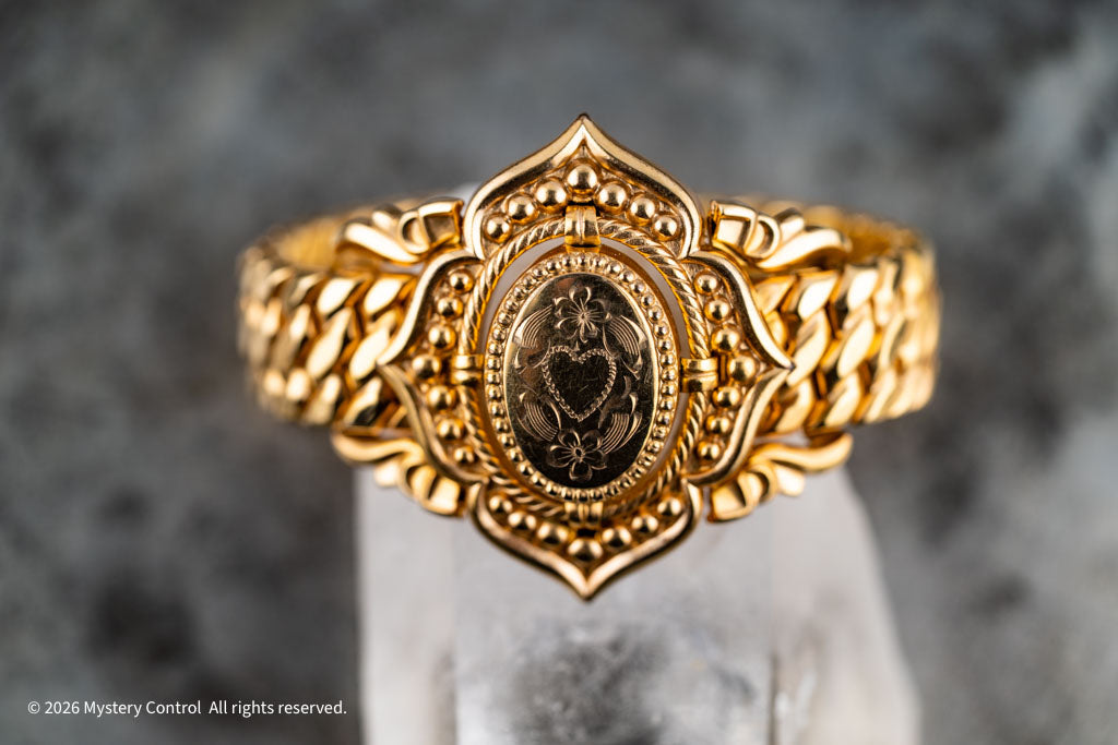 Speidel Gold-Filled Sweetheart Expansion Bracelet - 1940s